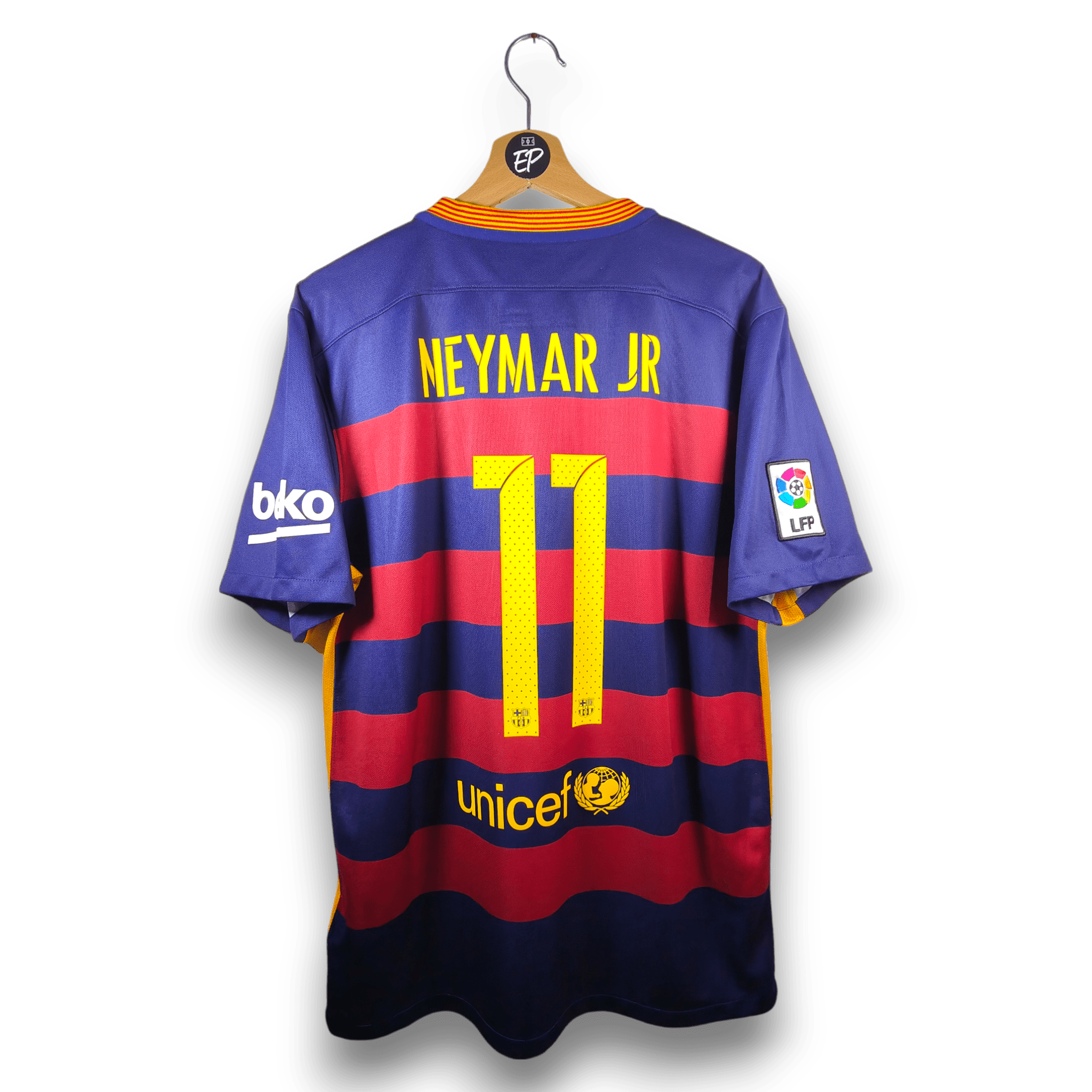 2015 - 16 FC Barcelona Home Shirt Neymar 11 (L) - Eternal Pitch