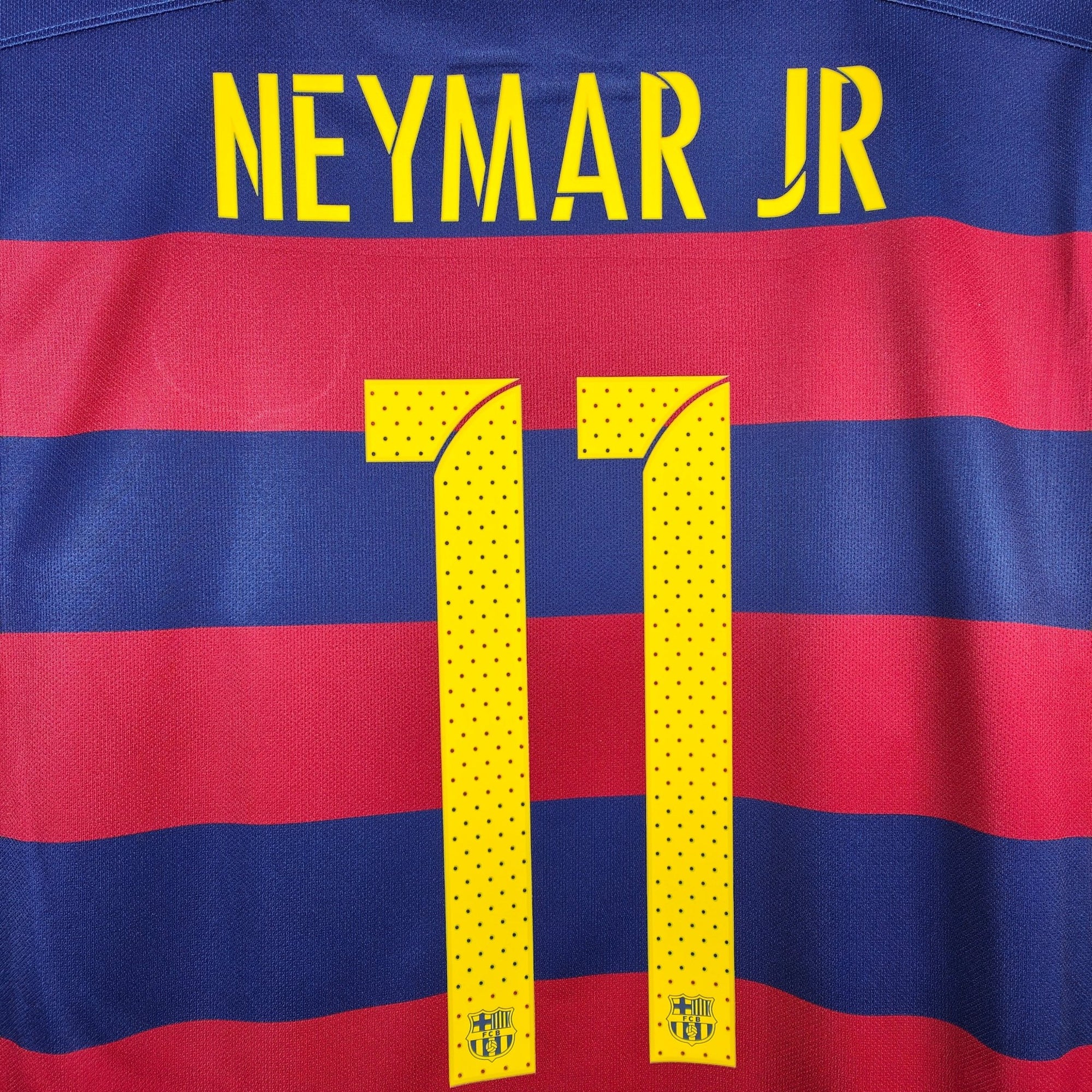 2015 - 16 FC Barcelona Home Shirt Neymar 11 (M) - Eternal Pitch