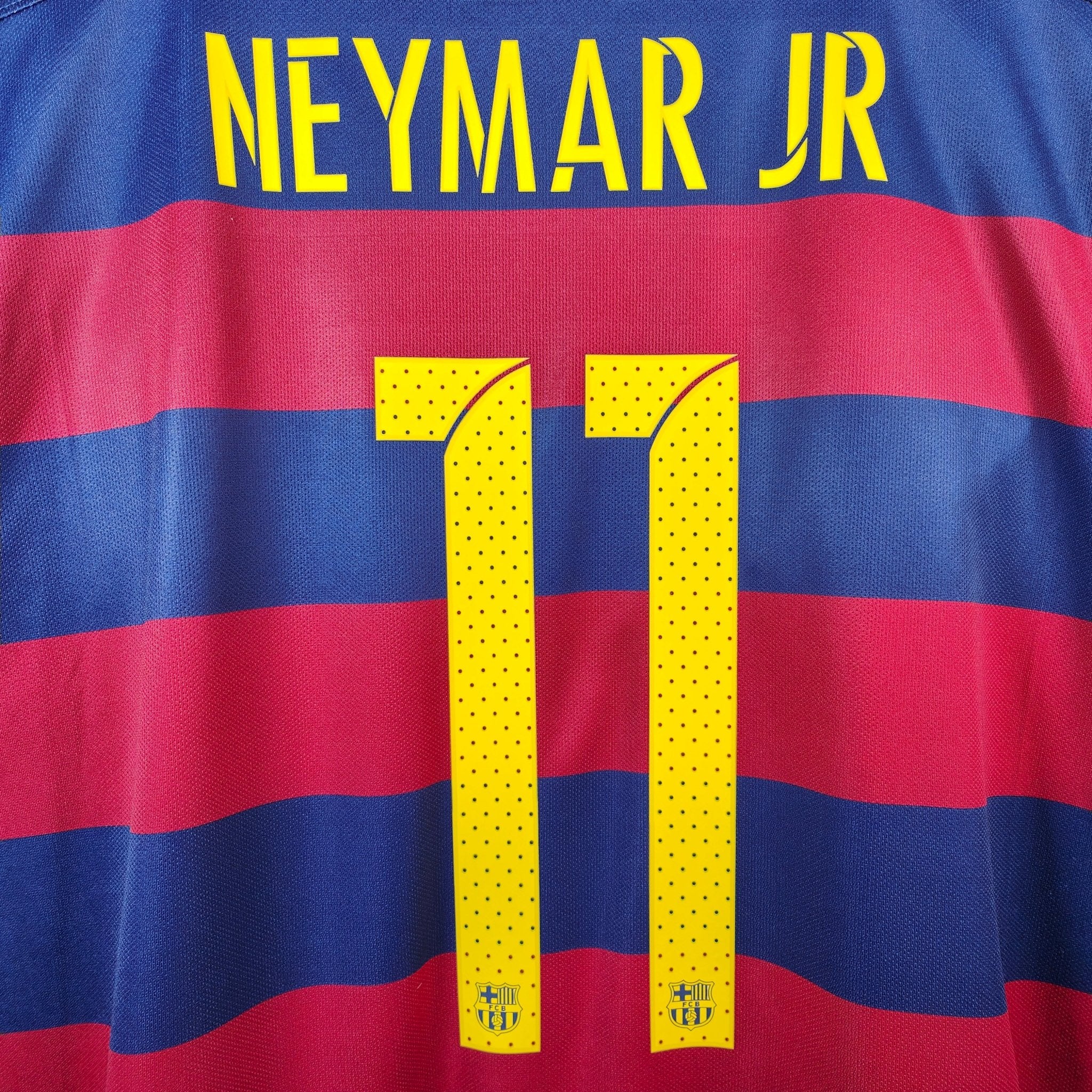 FC Barcelona NEYMAR JR 11番 2015-16 新品未使用 Neymar Jr 11 FC Barcelona 2015 Nike Final Champions League