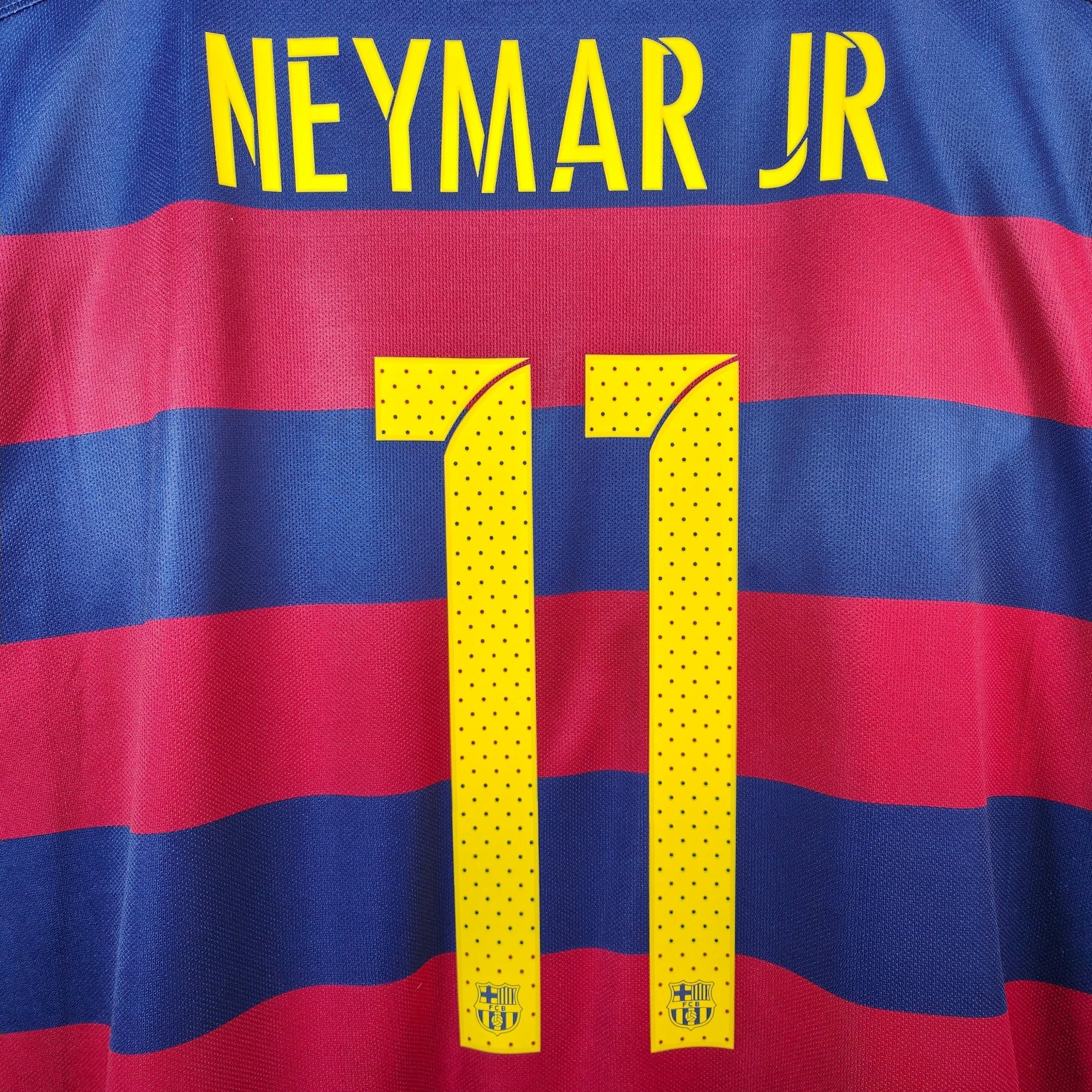 2015 - 16 FC Barcelona Home Shirt Neymar 11 (XL) - Eternal Pitch