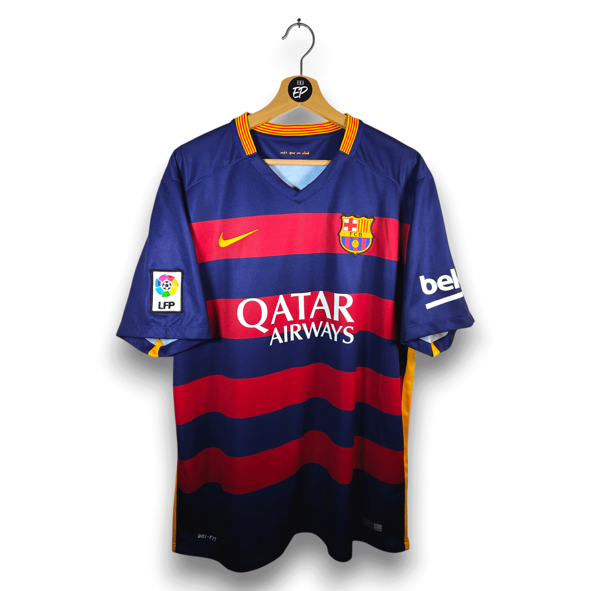 2015 - 16 FC Barcelona Home Shirt Suarez 9 - 9/10 - (XL) - Eternal Pitch