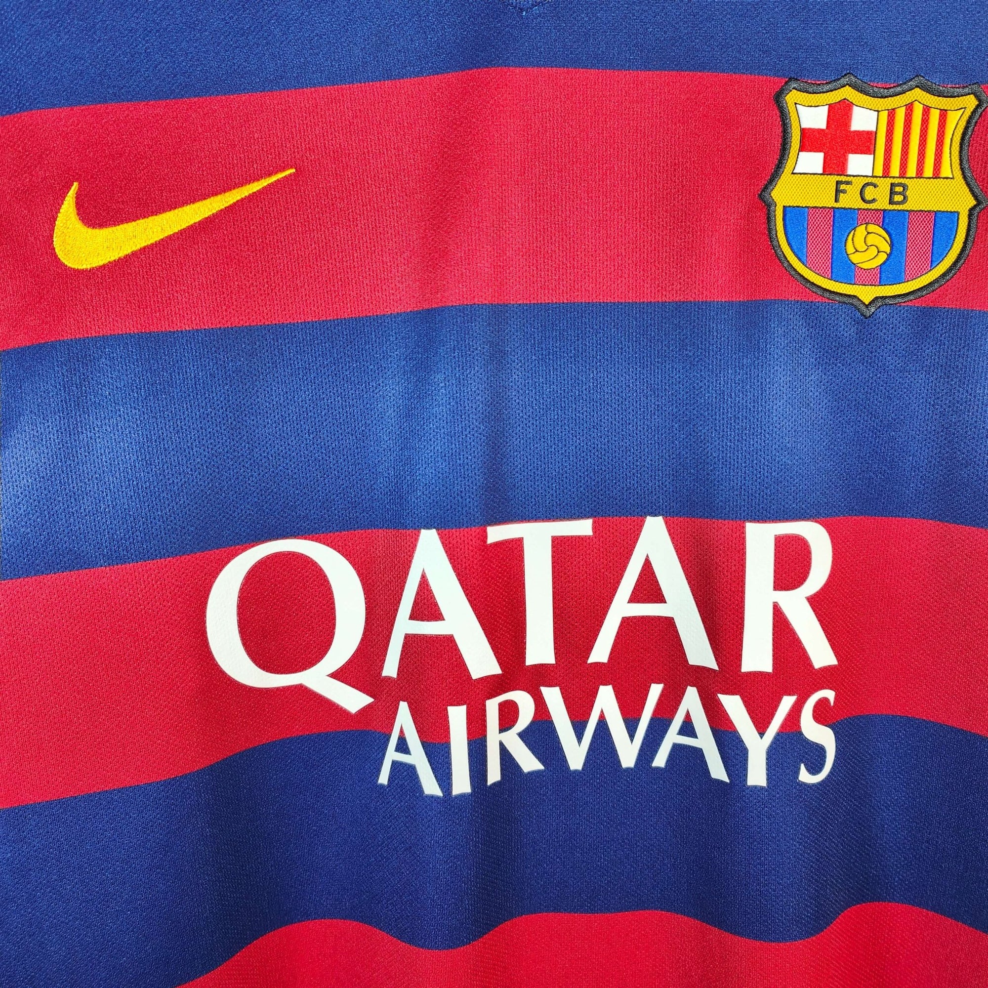 2015 - 16 FC Barcelona Home Shirt Suarez 9 - 9/10 - (XL) - Eternal Pitch