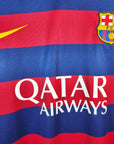 2015 - 16 FC Barcelona Home Shirt Suarez 9 - 9/10 - (XL) - Eternal Pitch