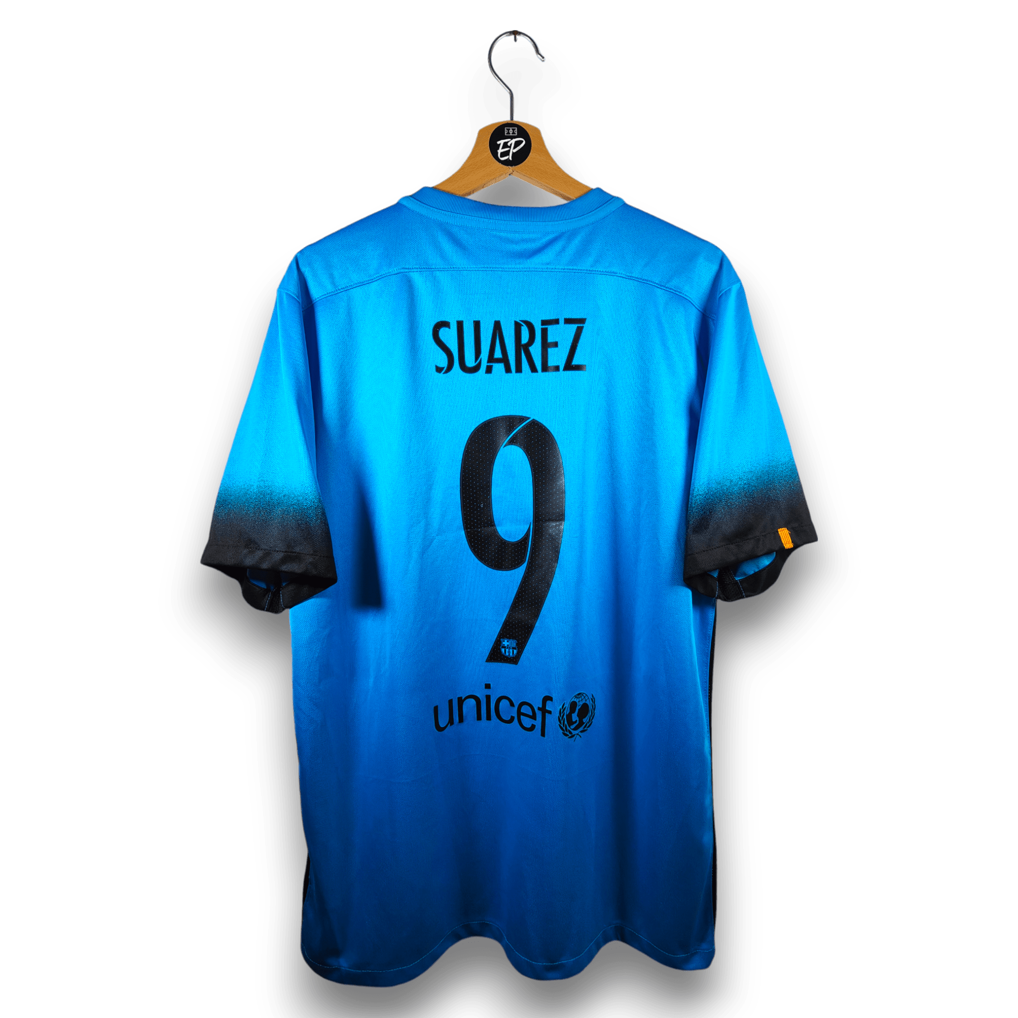 2015 - 16 FC Barcelona Third Shirt Suarez 9 - 8.5/10 - (L) - Eternal Pitch