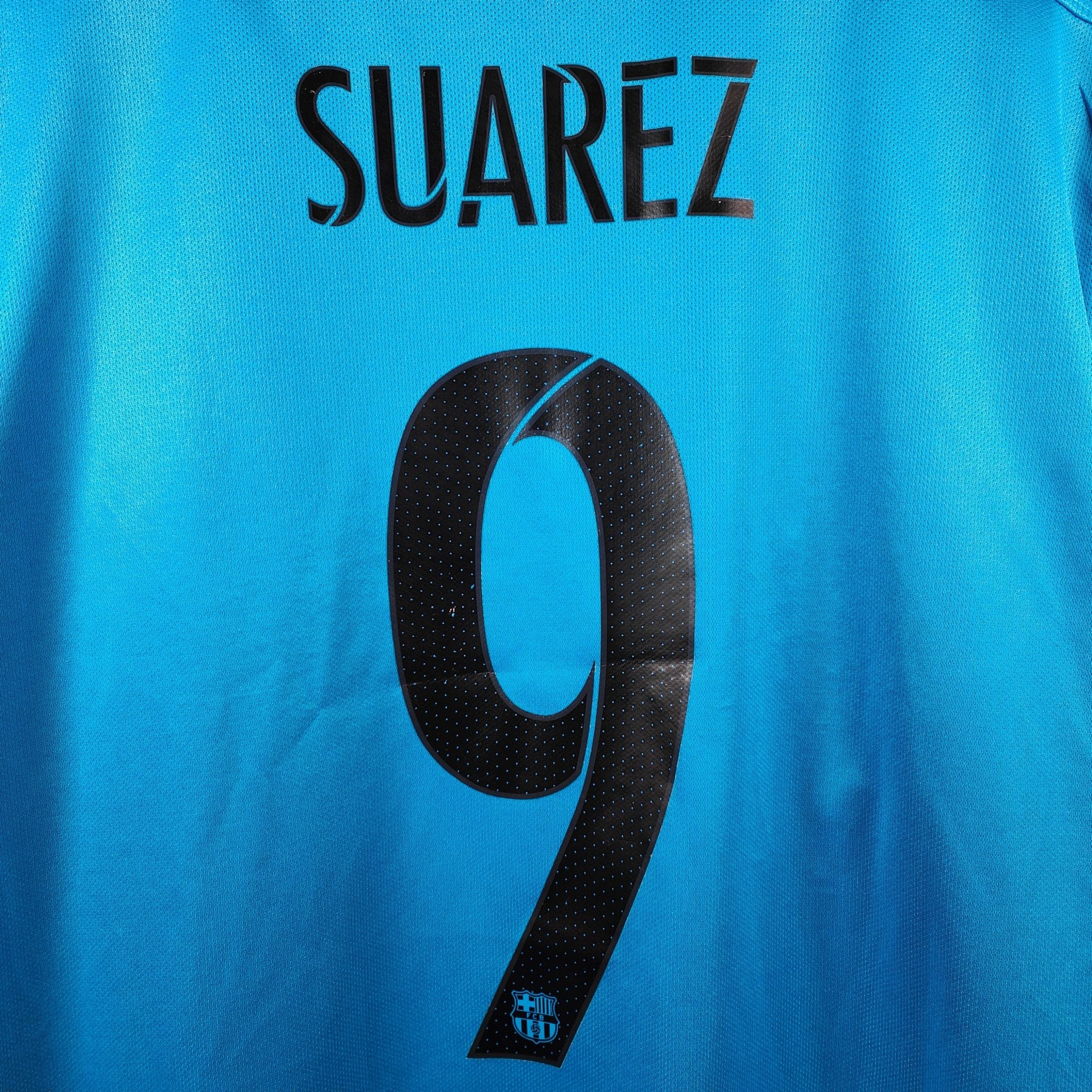 2015-16 FC Barcelona Third Shirt Suarez #9 - 8.5/10 - (L