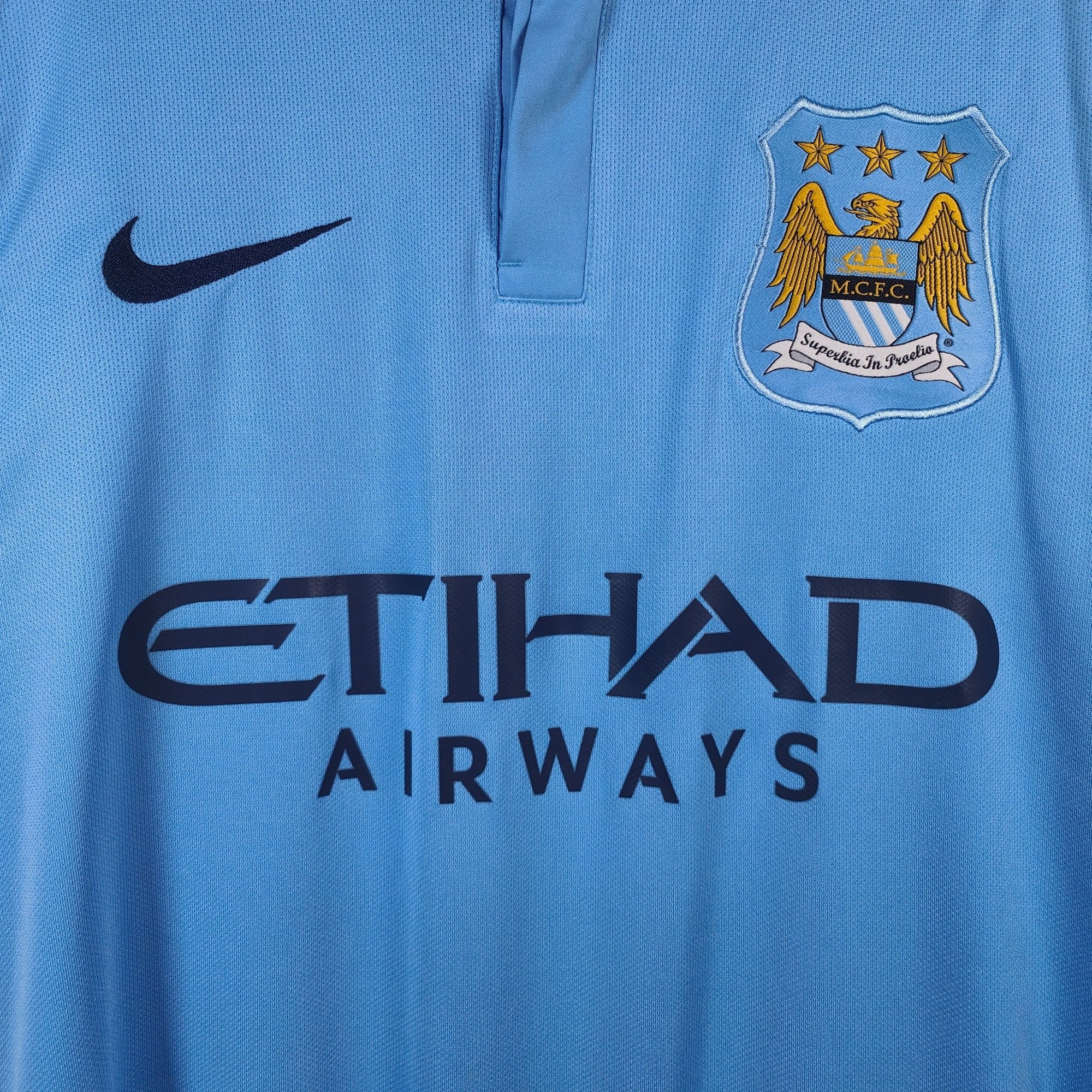2015 - 16 Manchester City Home Shirt Toure Yaya 42 - 9/10 - (M) - Eternal Pitch