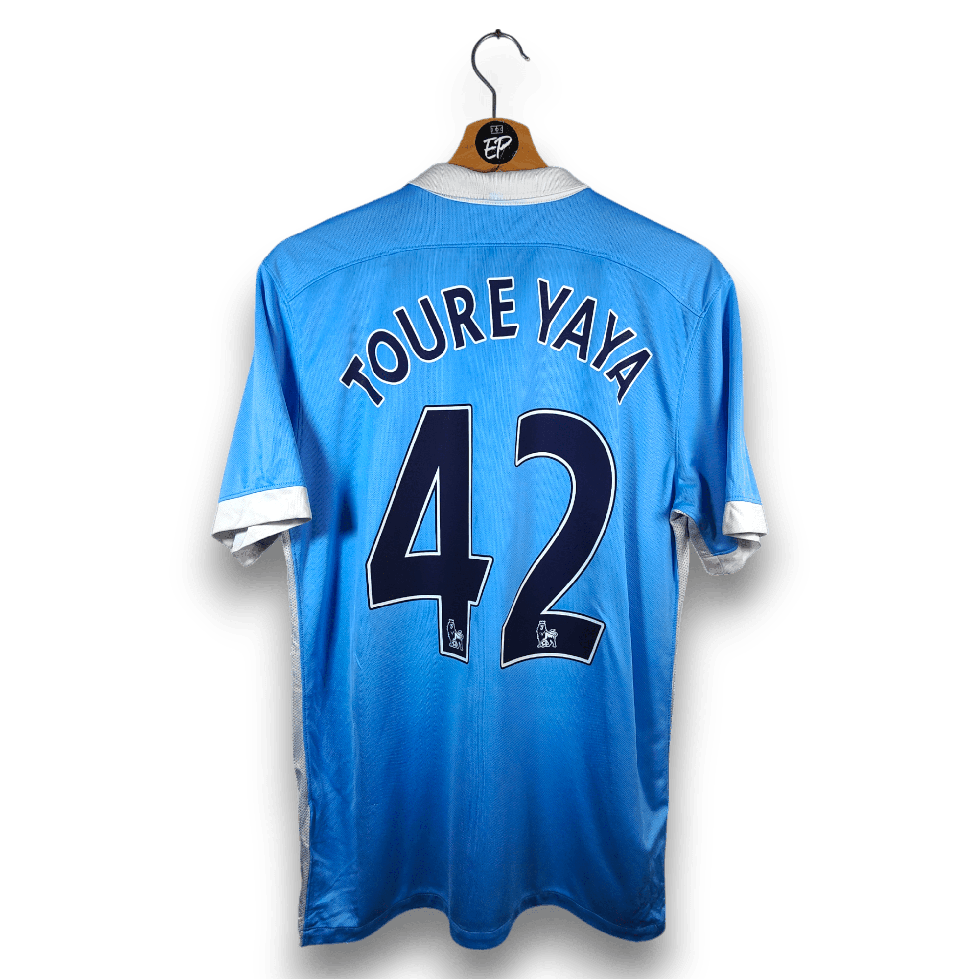 2015 - 16 Manchester City Home Shirt Toure Yaya 42 - 9/10 - (M) - Eternal Pitch