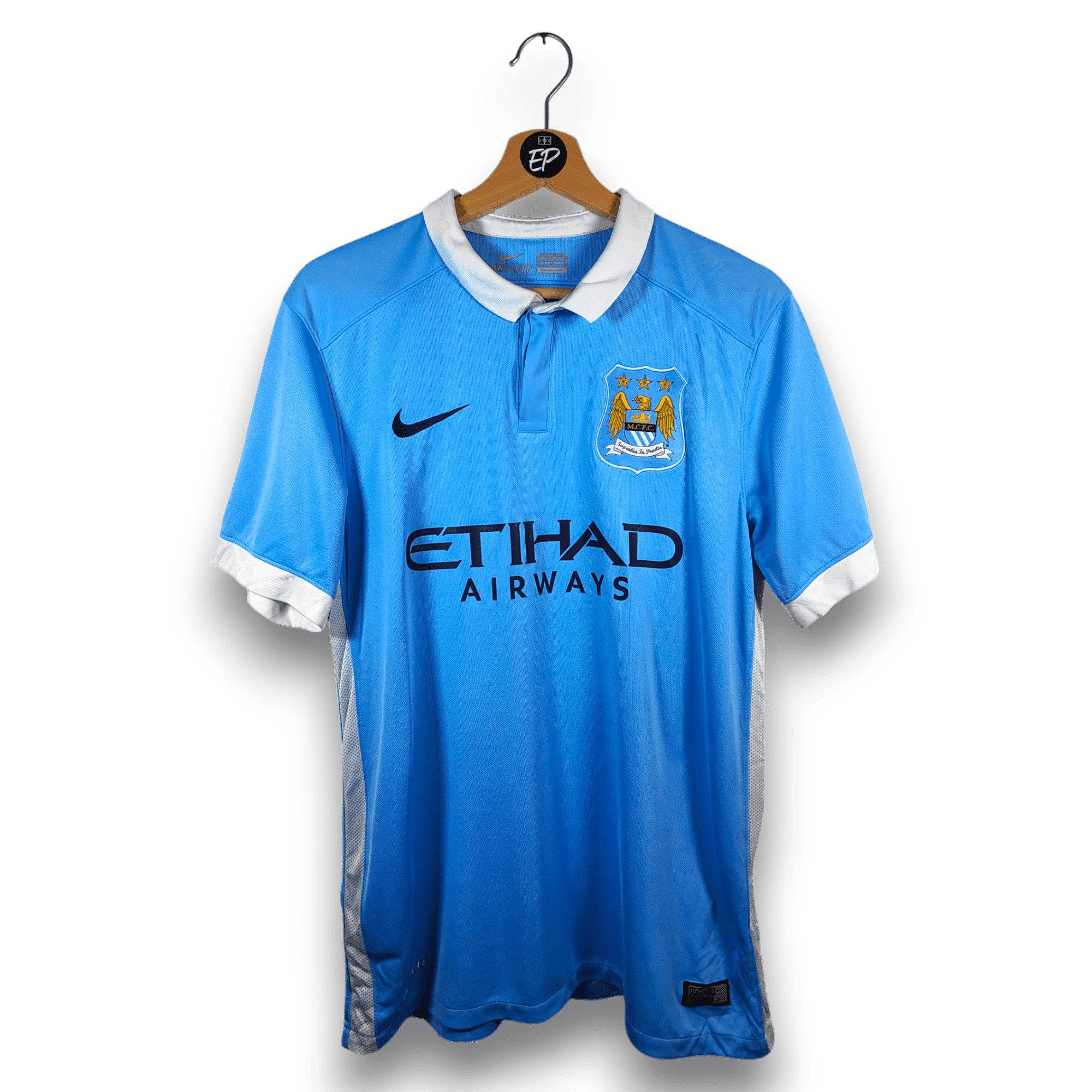2015 - 16 Manchester City Home Shirt Toure Yaya 42 - 9/10 - (M) - Eternal Pitch