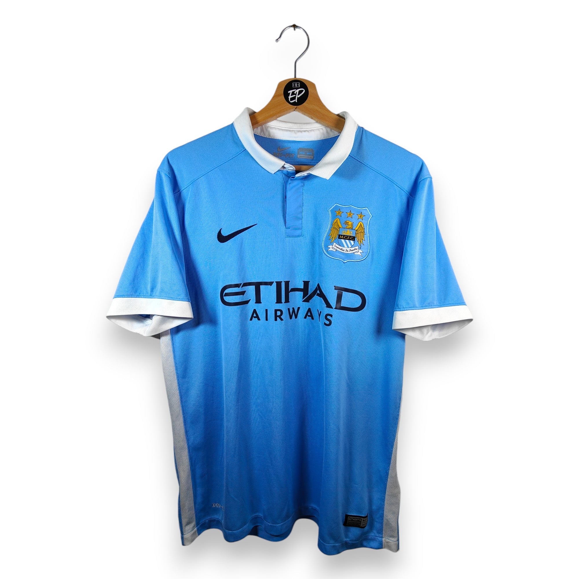 2015 - 16 Manchester City Home Shirt Toure Yaya 42 (M) - Eternal Pitch