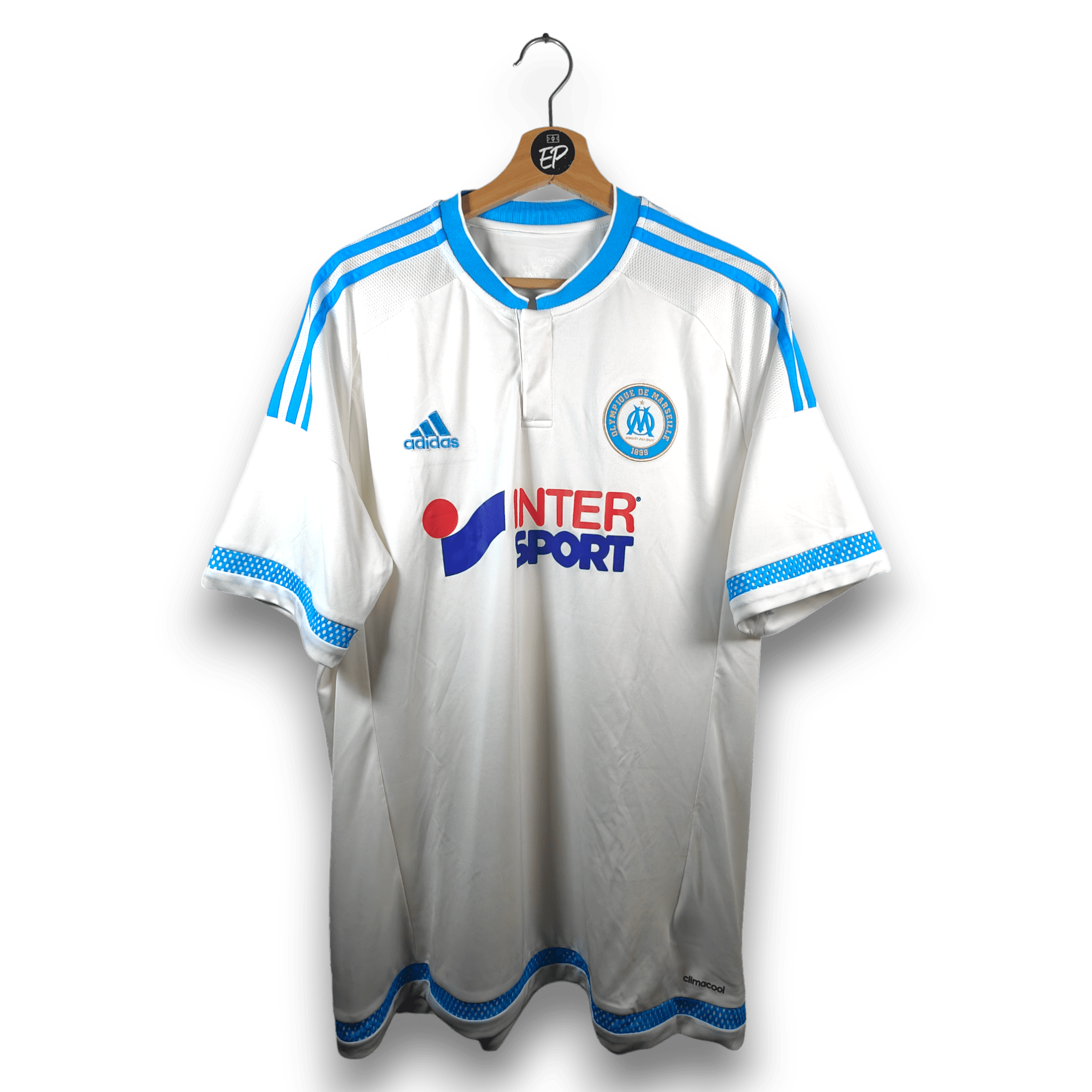 2015 - 16 Olympique Marseille Home Shirt (XL) - Eternal Pitch