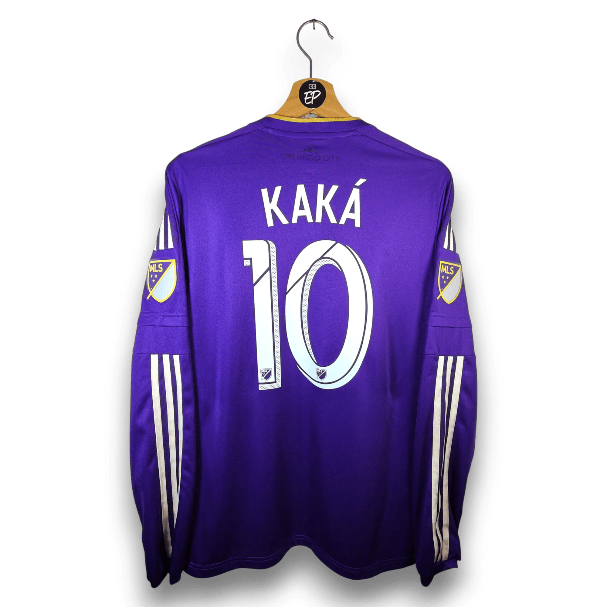 2015 - 16 Orlando City Player Version LS Home Shirt Kaka 10 - 9/10 - (L) - Eternal Pitch