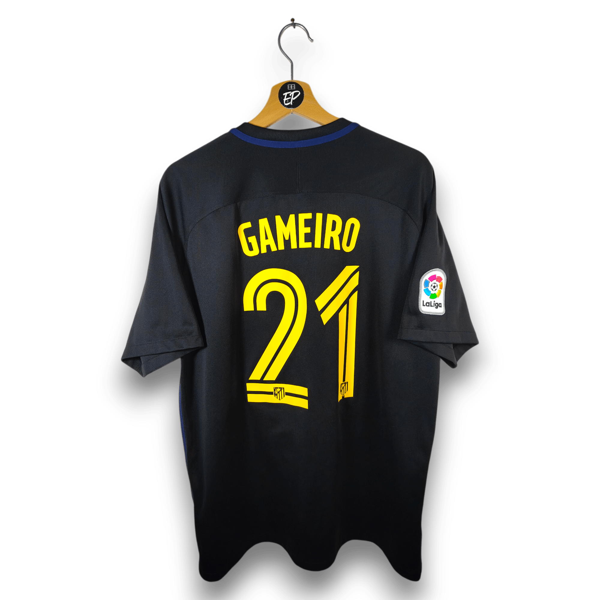 2016 - 17 Atletico Madrid Away Shirt Gameiro 21 - 9.5/10 - (XL) - Eternal Pitch