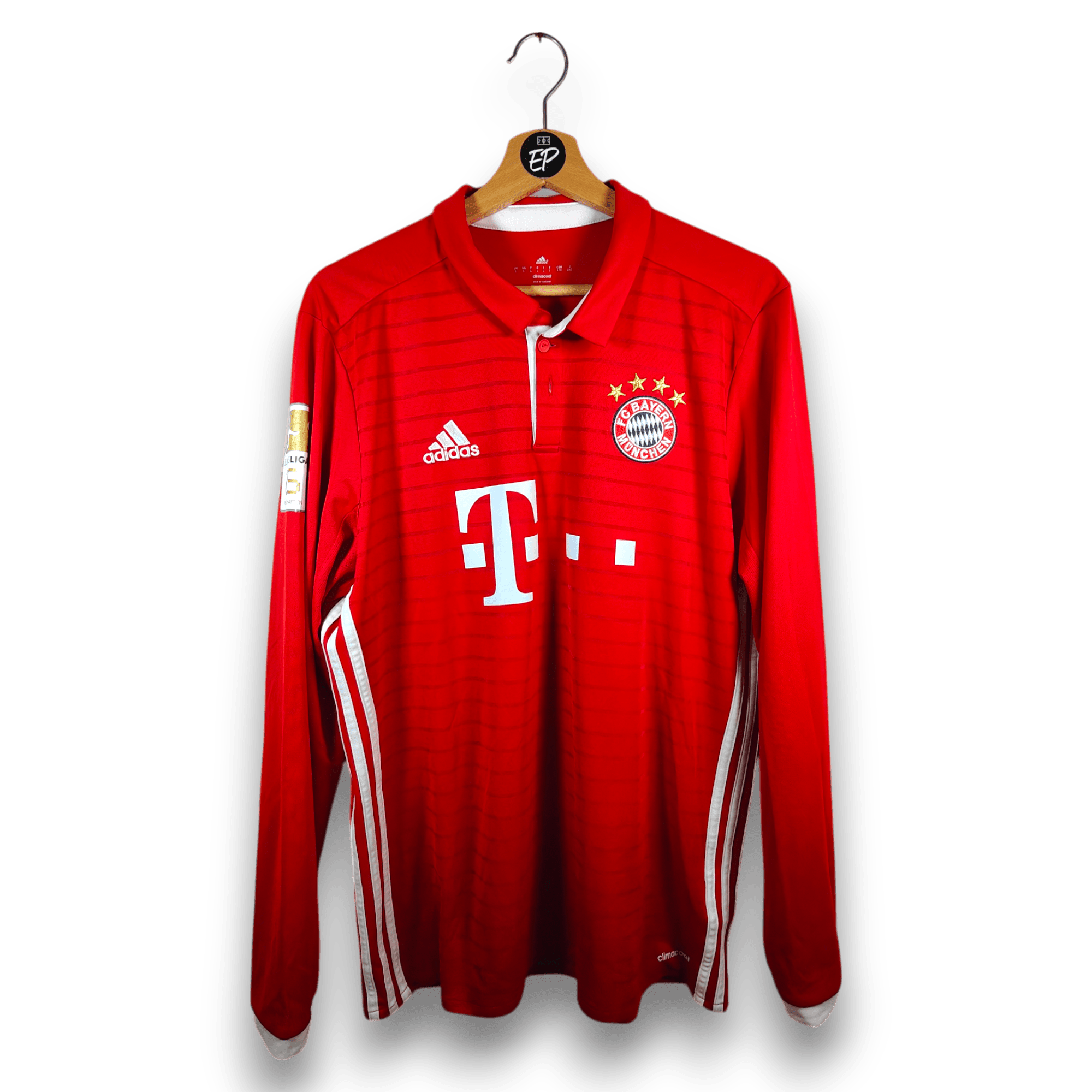 2016 - 17 Bayern Munich Home Shirt LS Sanches 35 - 8.5/10 - (L) - Eternal Pitch