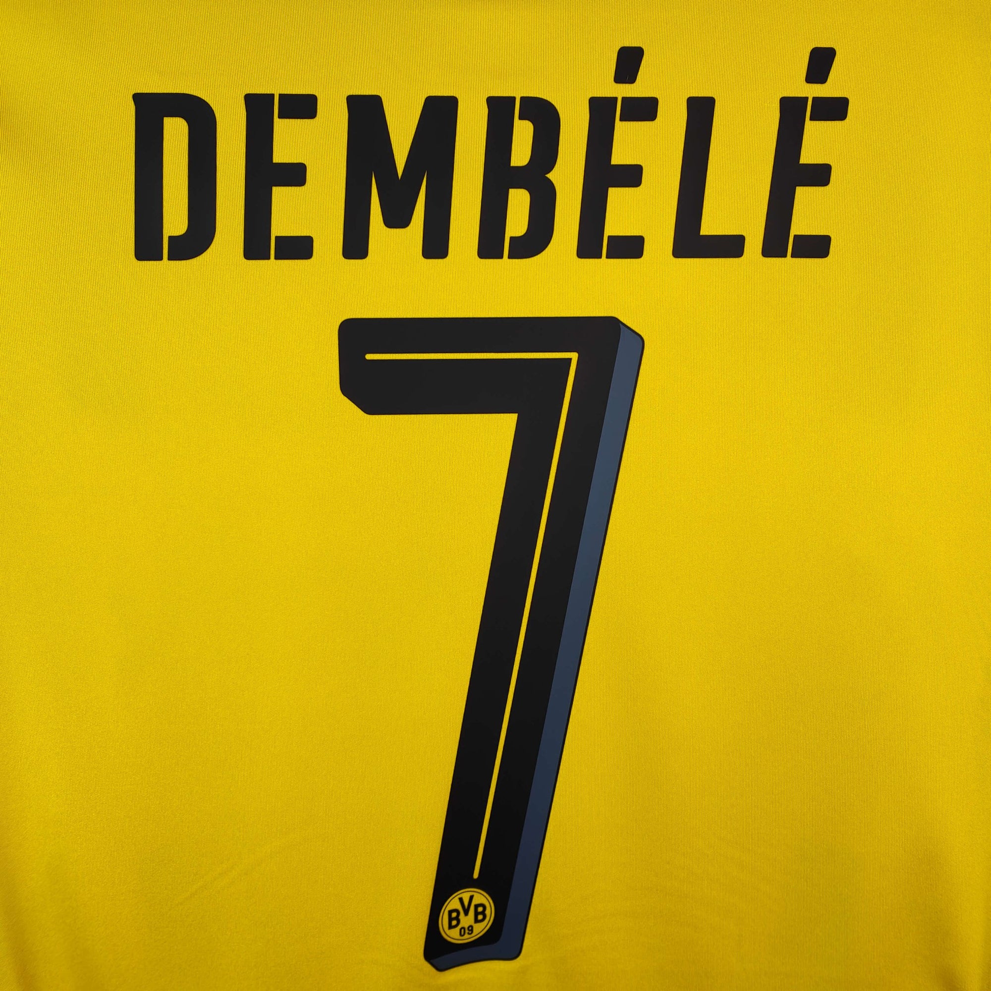 2016 - 17 Dortmund Home Shirt Dembélé 7 - 9.5/10 - (S) - Eternal Pitch