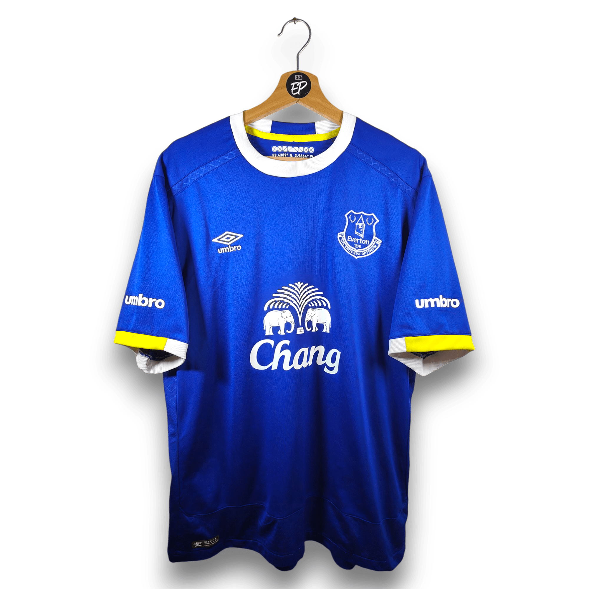 2016 - 17 Everton Home Shirt Bolasie 14 - 9.5/10 - (XL) - Eternal Pitch