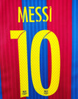 2016 - 17 FC Barcelona Home Shirt LS Messi 10 - 9.5/10 - (L) - Eternal Pitch