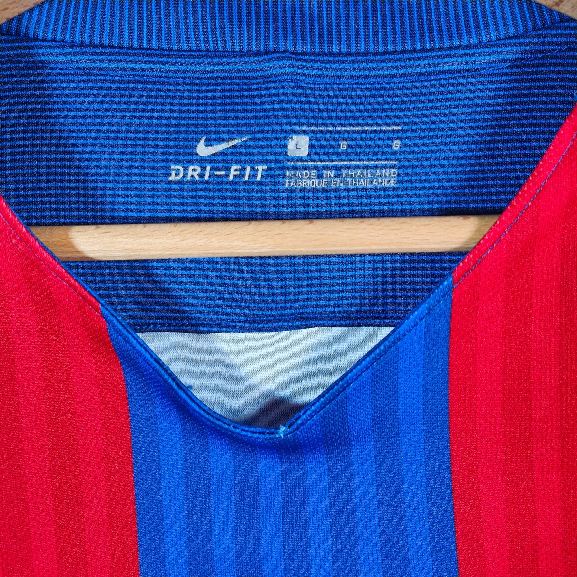 2016 - 17 FC Barcelona Home Shirt LS Messi 10 - 9.5/10 - (L) - Eternal Pitch