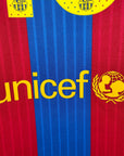 2016 - 17 FC Barcelona Home Shirt LS Messi 10 - 9.5/10 - (L) - Eternal Pitch