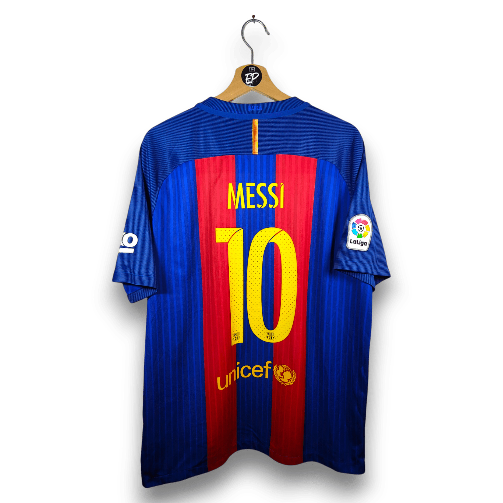 2016 - 17 FC Barcelona Home Shirt Messi 10 - 8.5/10 - (XL) - Eternal Pitch