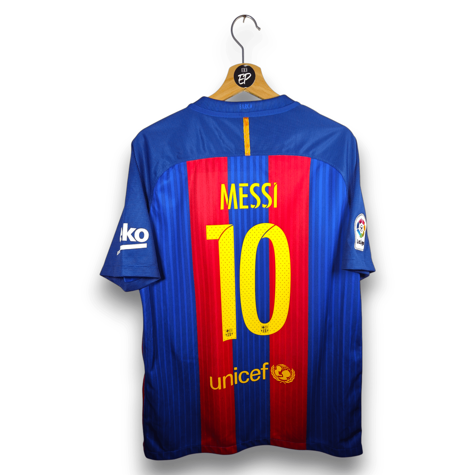 2016 - 17 FC Barcelona Home Shirt Messi 10 - 9.5/10 - (L) - Eternal Pitch