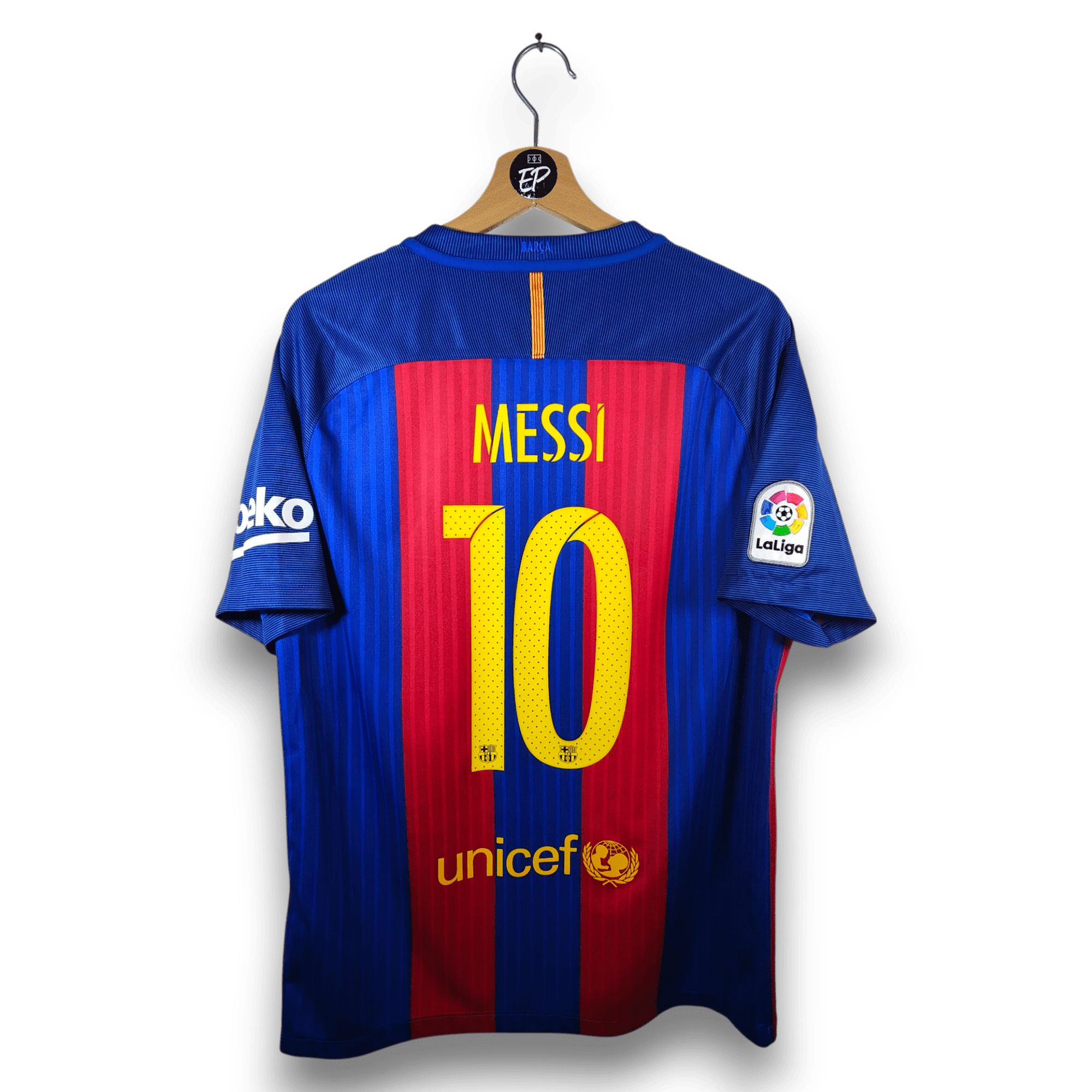 2016 - 17 FC Barcelona Home Shirt Messi 10 - 9.5/10 - (L) - Eternal Pitch
