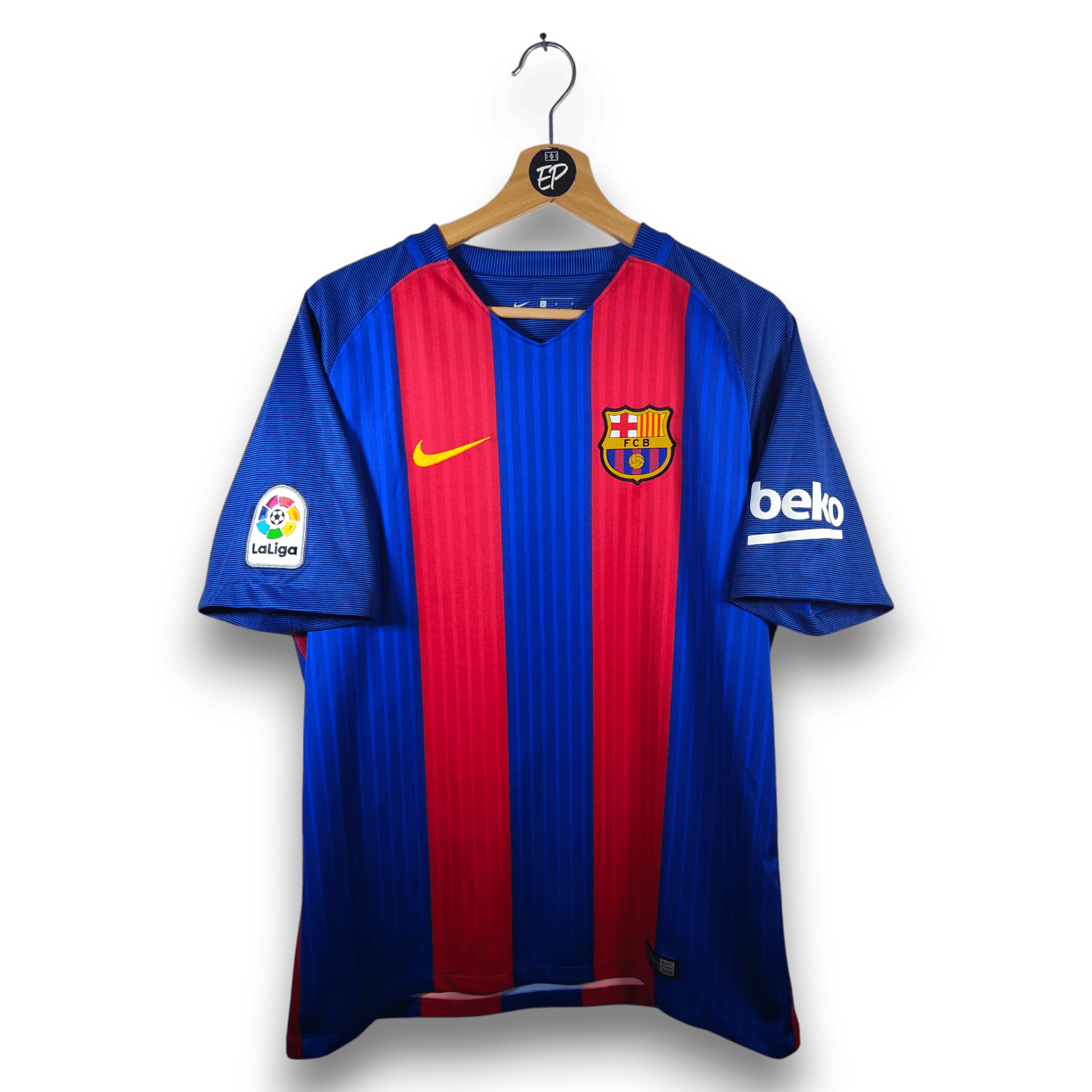 2016 - 17 FC Barcelona Home Shirt Messi 10 - 9.5/10 - (L) - Eternal Pitch