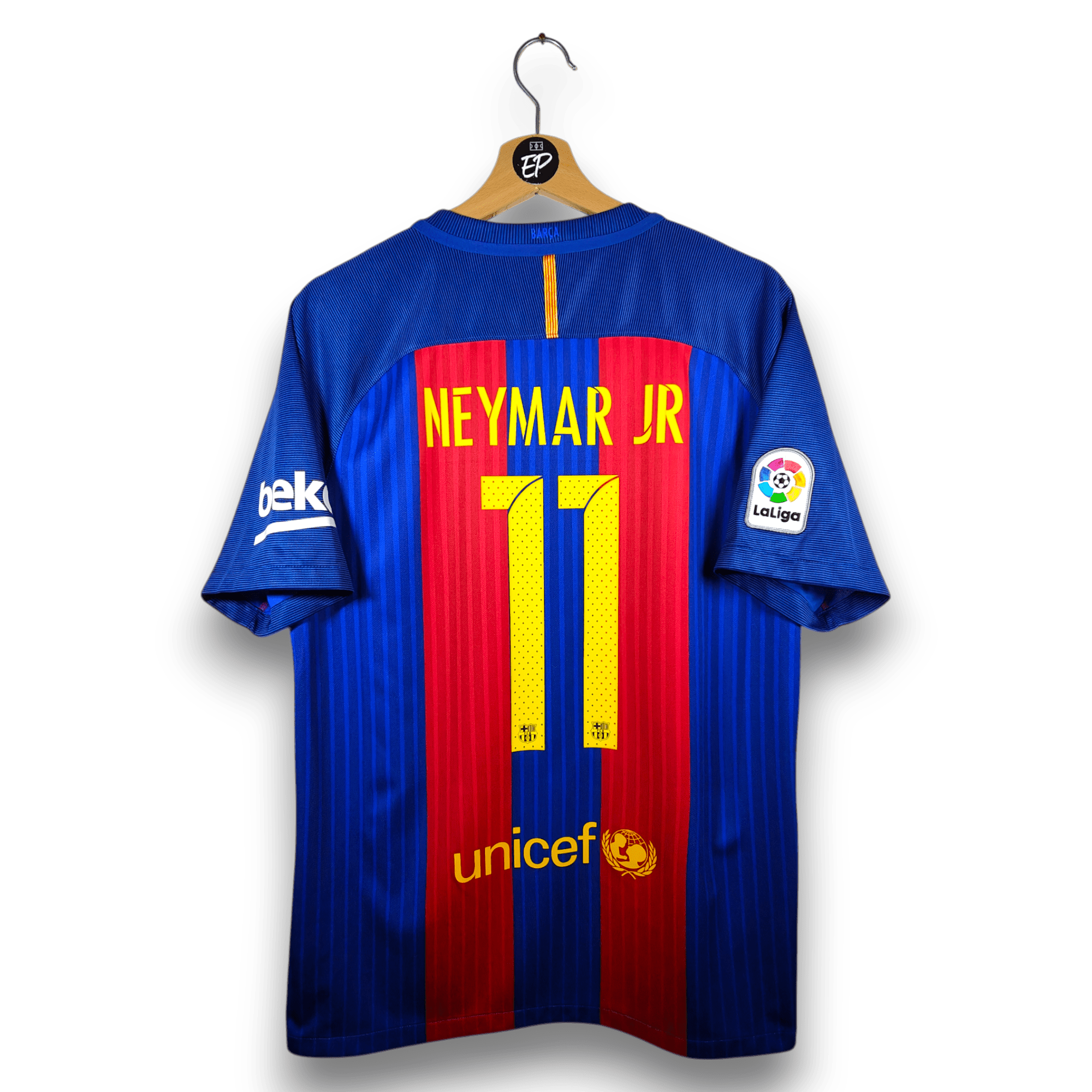 2016 - 17 FC Barcelona Home Shirt Neymar 11 - 9.5/10 - (L) - Eternal Pitch