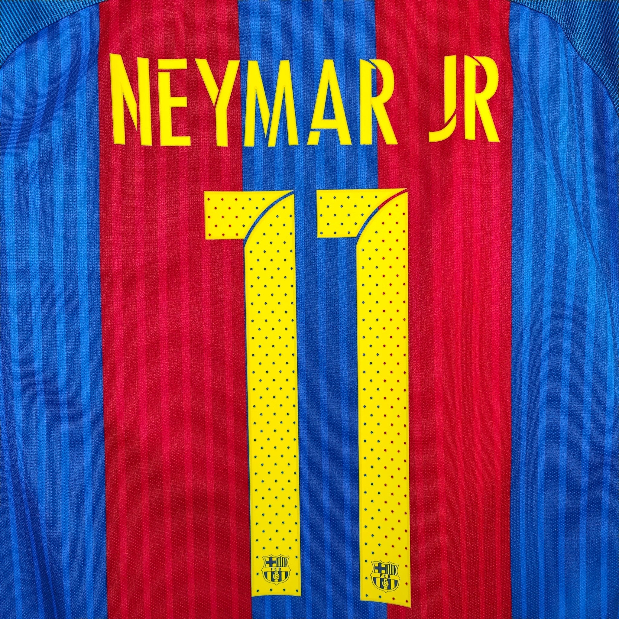 2016-17 FC Barcelona Home Shirt Neymar #11 - 9.5/10 - (L