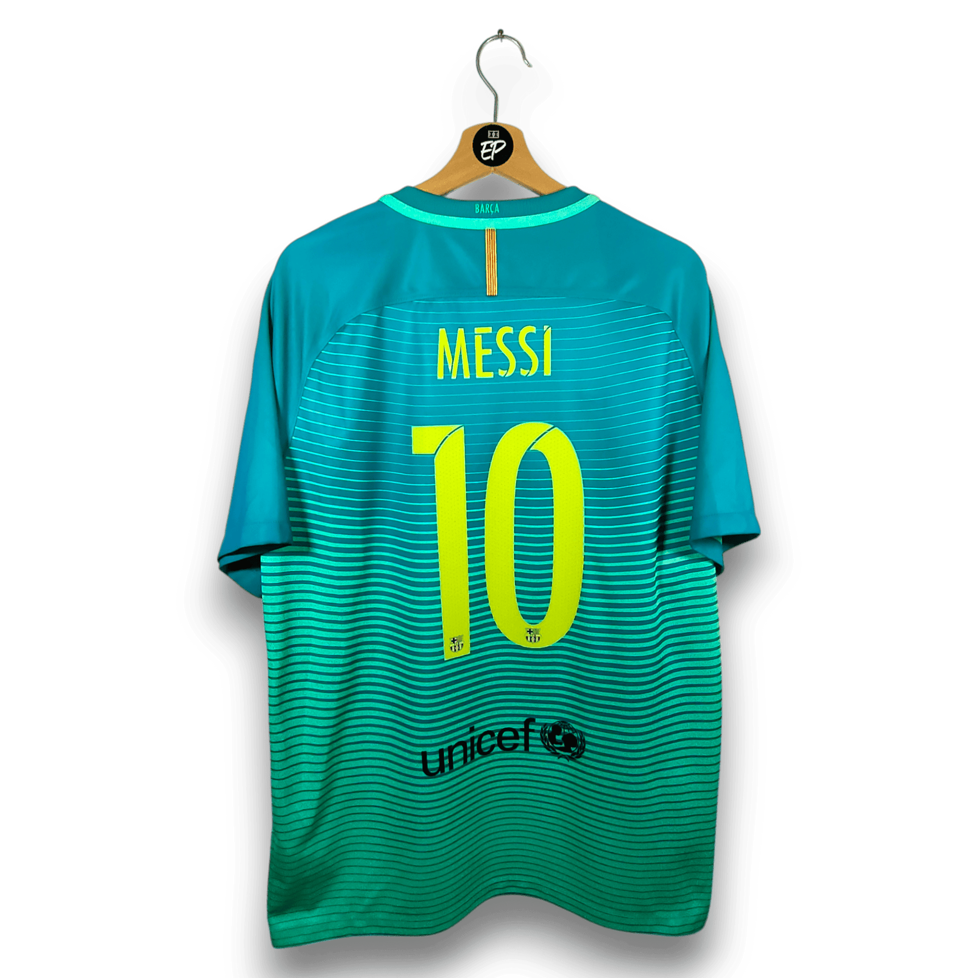 FC Barcelona Messi 10 Dri-FIT シャツ 2016-17 FC Barcelona Third Shirt Messi #10 - 9/10 - (XL) – 776854