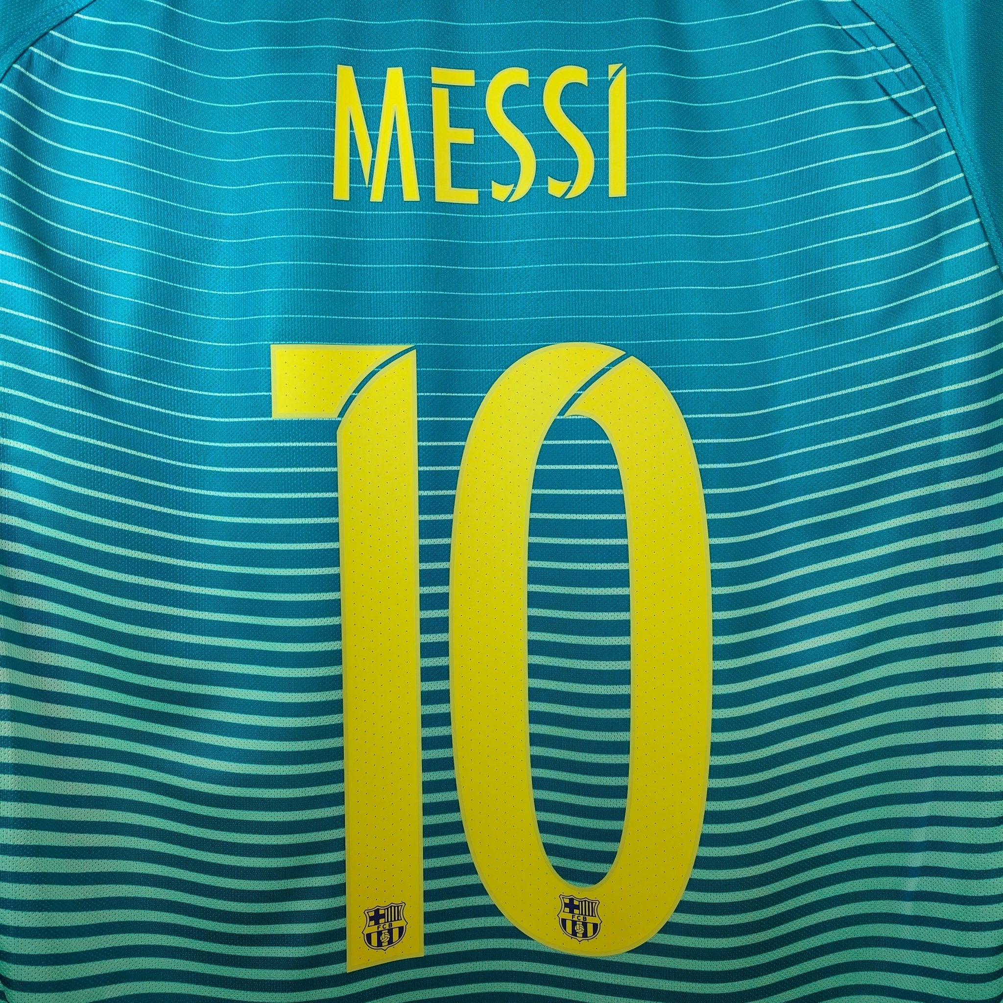 2016-17 FC Barcelona Third Shirt Messi #10 - 9.5/10 - (M