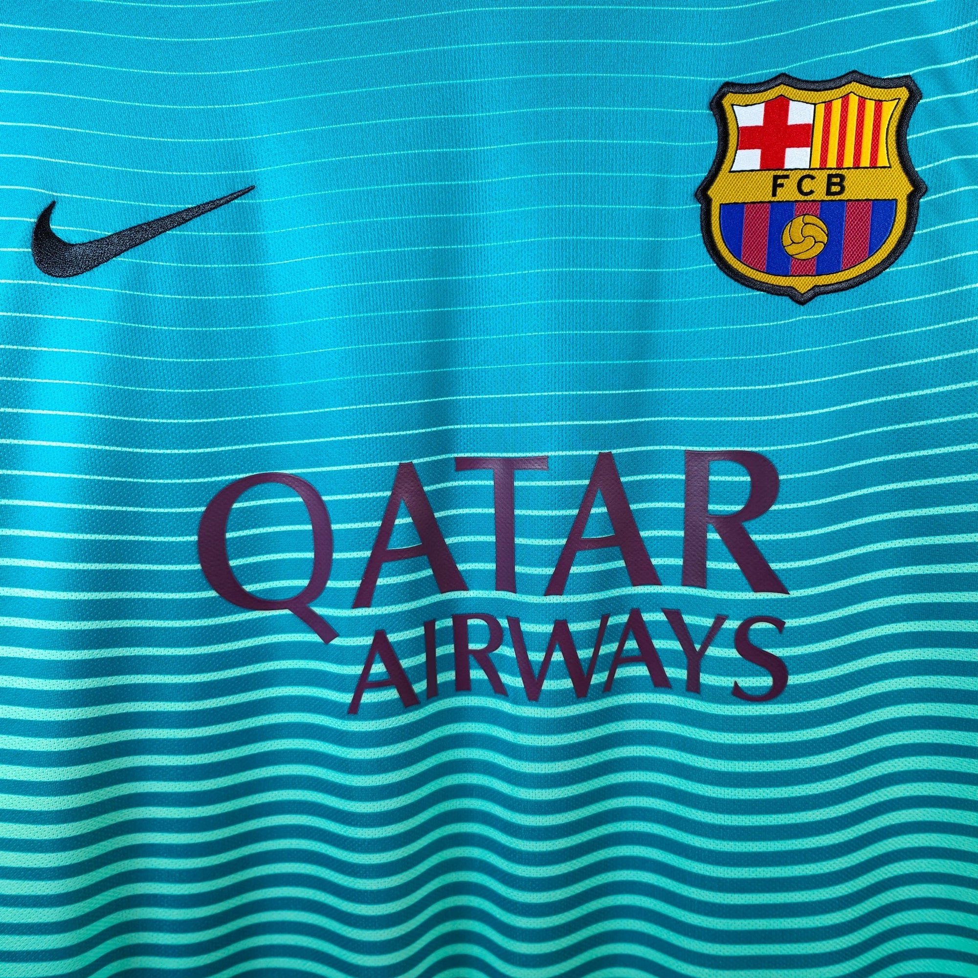 2016 - 17 FC Barcelona Third Shirt Neymar 11 - 9.5/10 - (XL) - Eternal Pitch