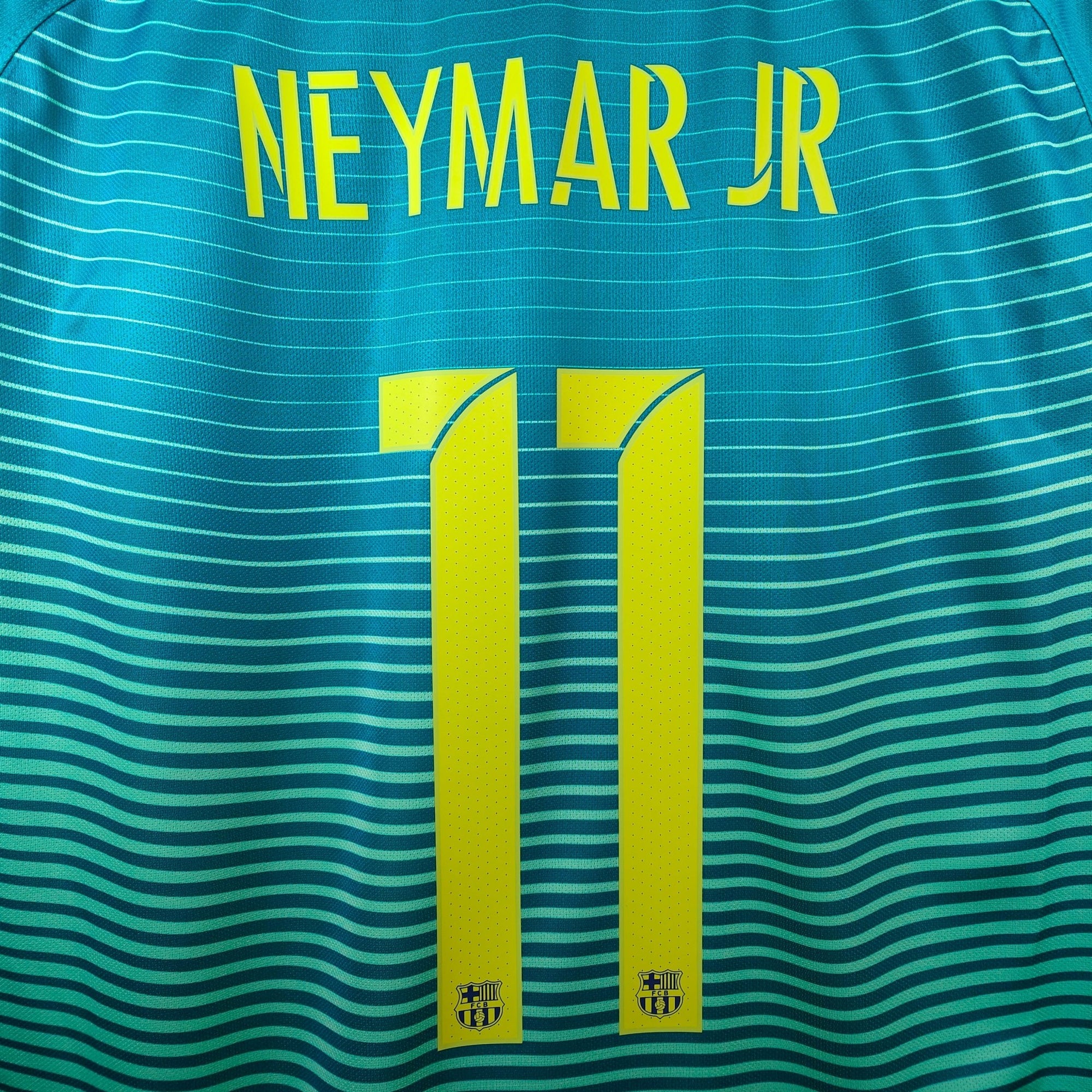 2016 - 17 FC Barcelona Third Shirt Neymar 11 - 9.5/10 - (XL) - Eternal Pitch