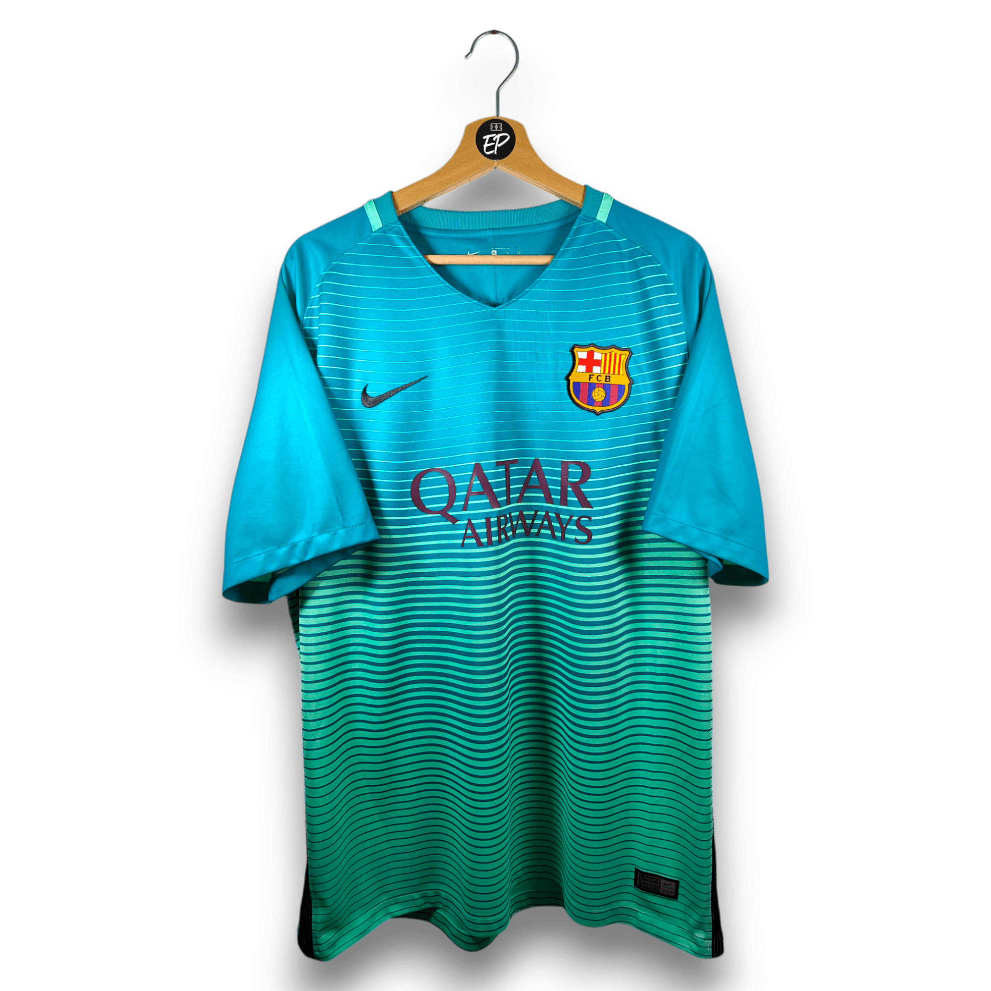 2016 - 17 FC Barcelona Third Shirt Neymar 11 - 9.5/10 - (XL) - Eternal Pitch