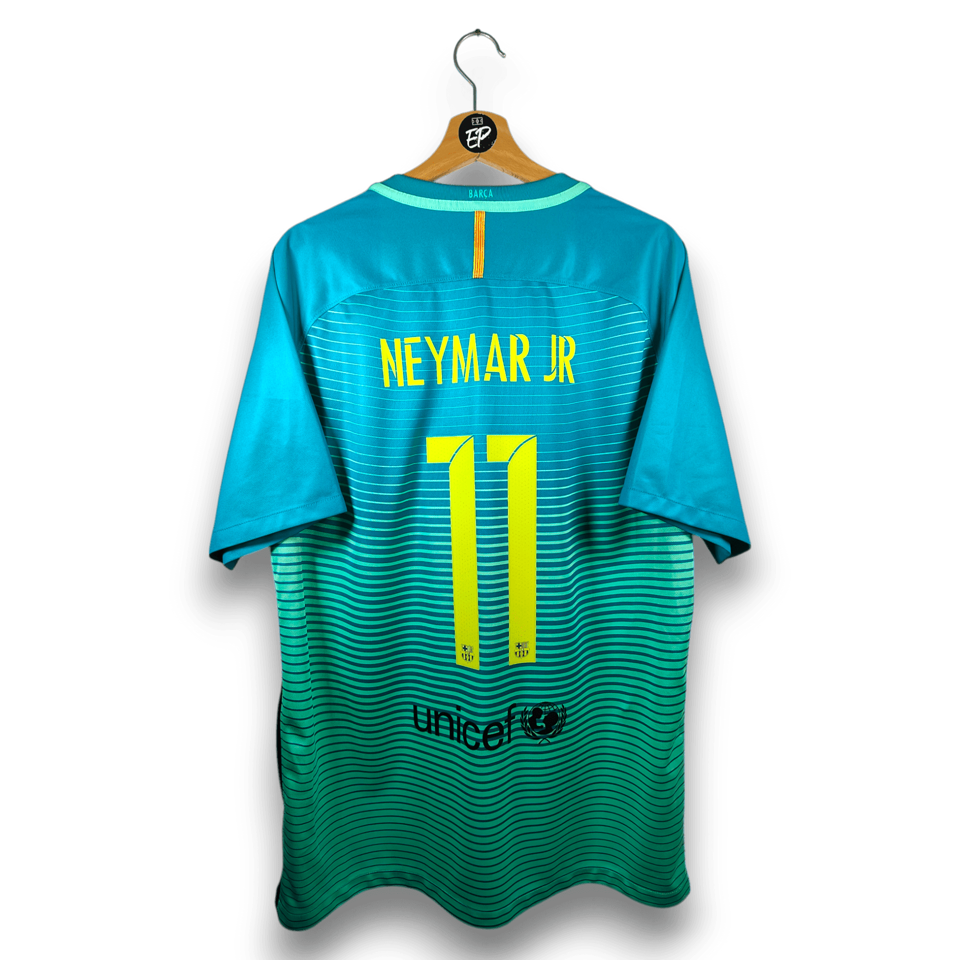 2016-17 FC Barcelona Third Shirt Neymar #11 - 9.5/10 - (XL