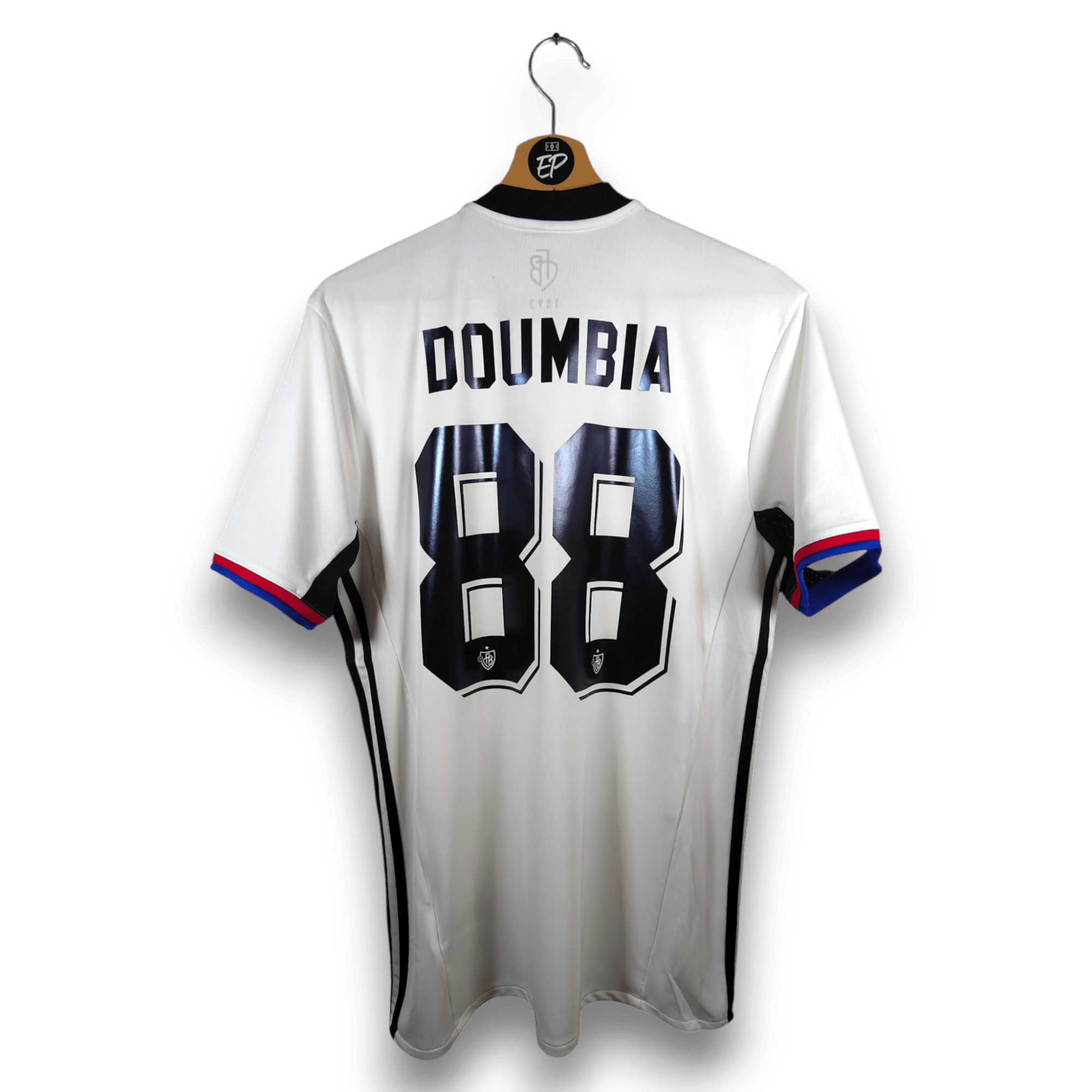 2016 - 17 FC Basel Away Shirt Doumbia 88 (M) - Eternal Pitch