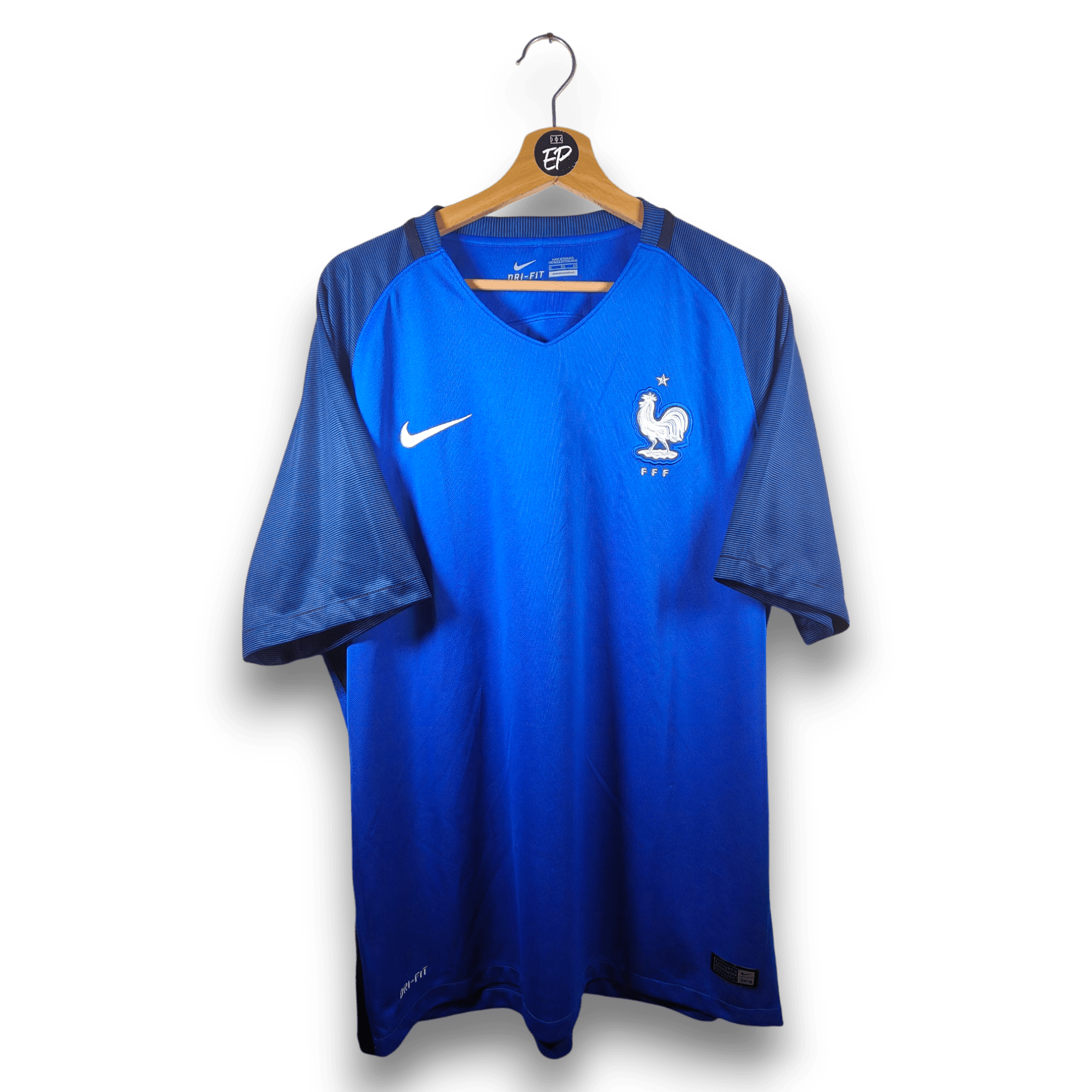 2016 - 17 France Home Shirt - 9.5/10 - (XL) - Eternal Pitch