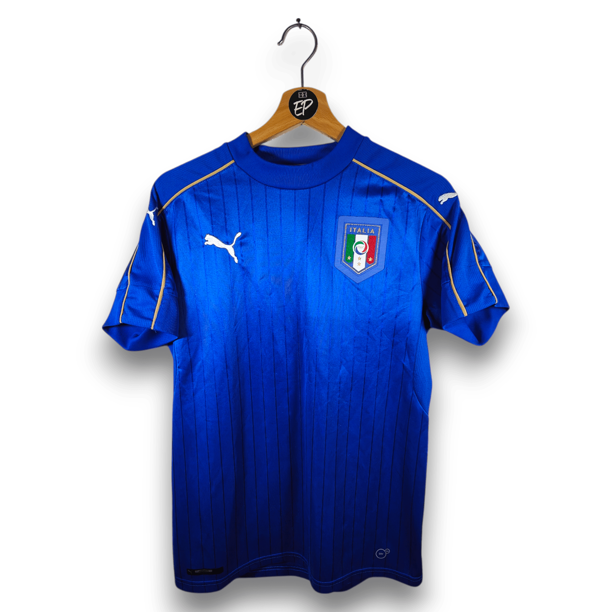 2016 - 17 Italy Home Shirt - 8/10 - (S) - Eternal Pitch