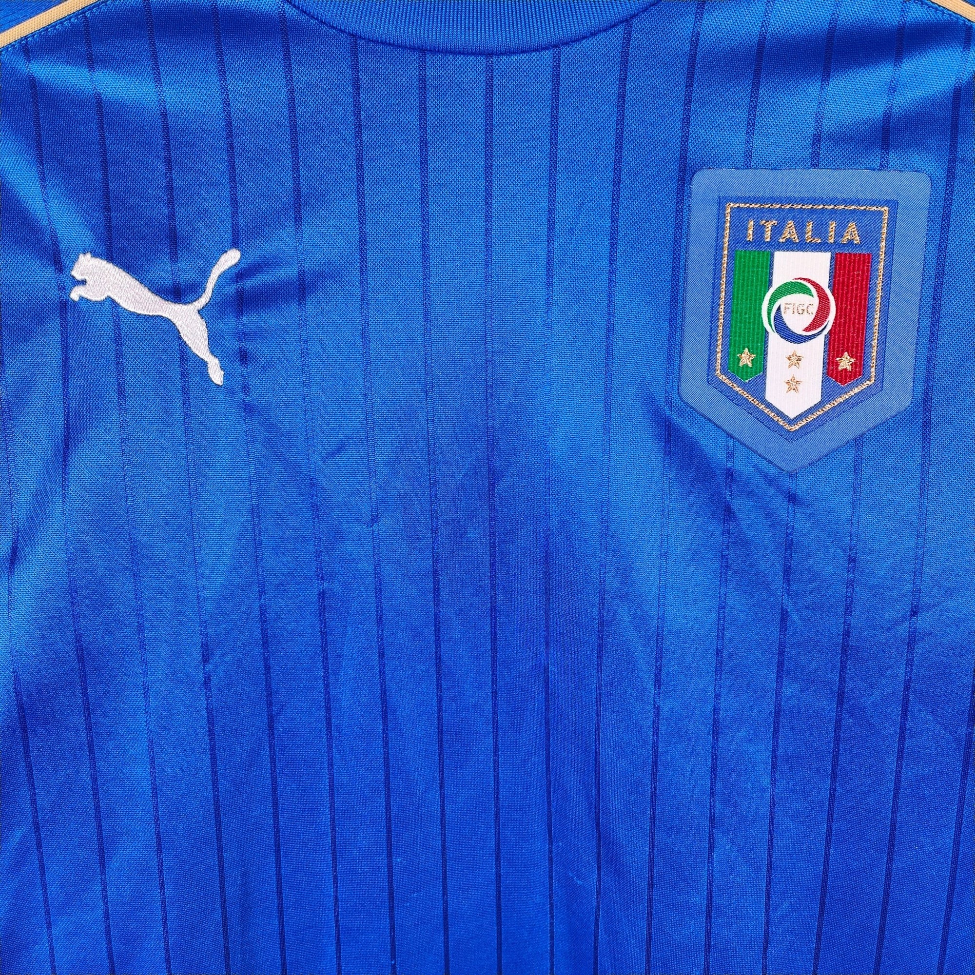 2016 - 17 Italy Home Shirt - 8/10 - (S) - Eternal Pitch