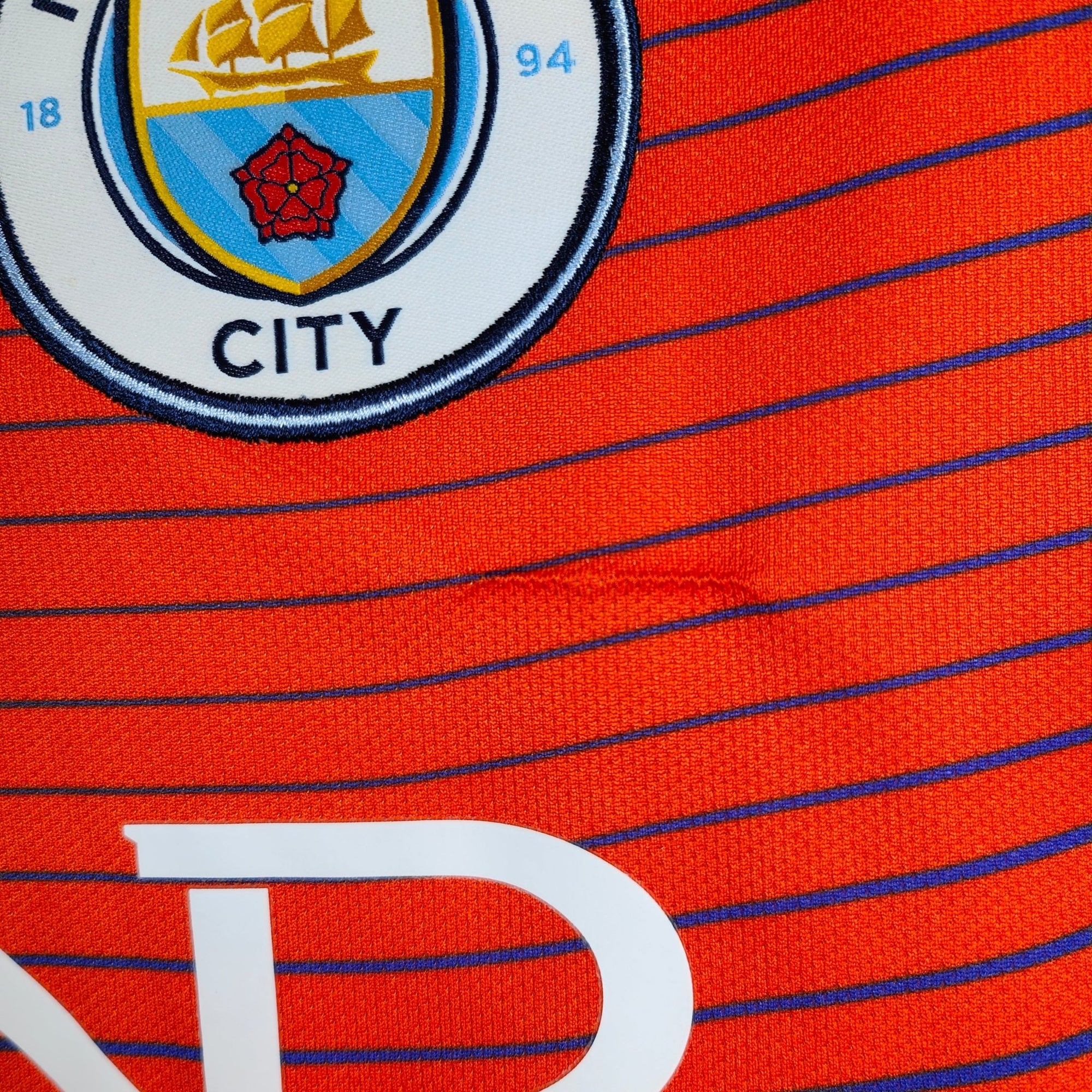 2016 - 17 Manchester City Third Shirt Aguero 10 - 8.5/10 - (L) - Eternal Pitch