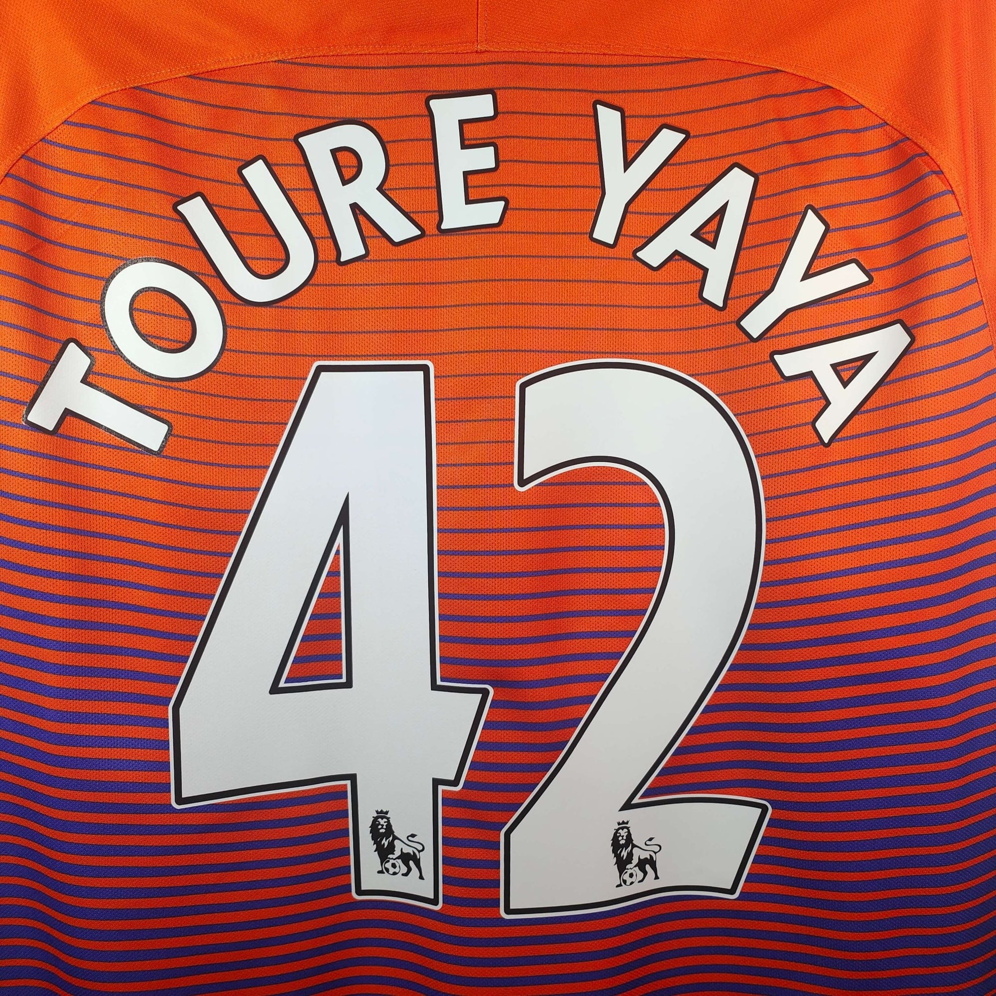 2016 - 17 Manchester City Third Shirt Toure Yaya 42 - 9/10 - (XL) - Eternal Pitch