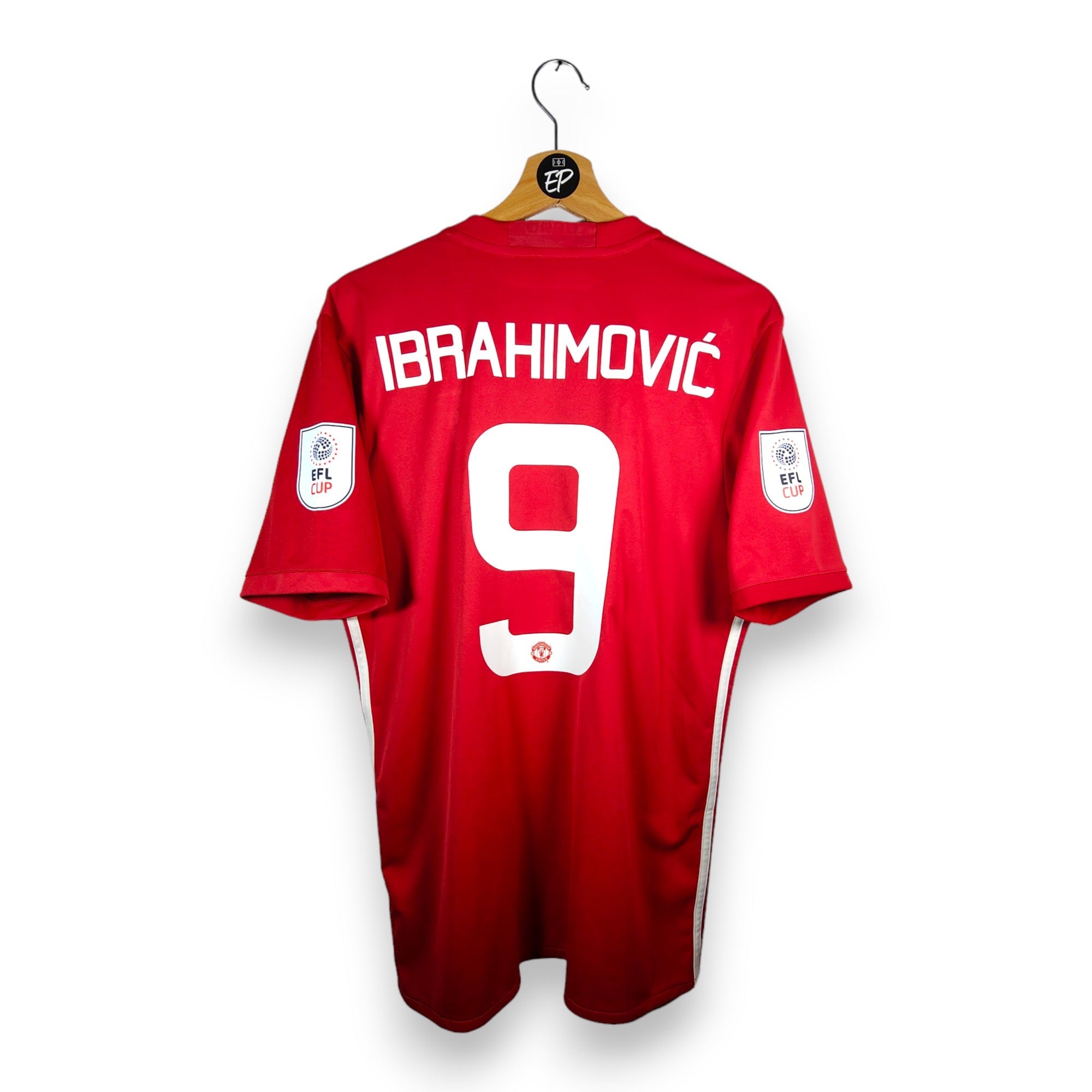 2016 - 17 Manchester United Home Shirt Ibrahimovic 9 (M) - Eternal Pitch