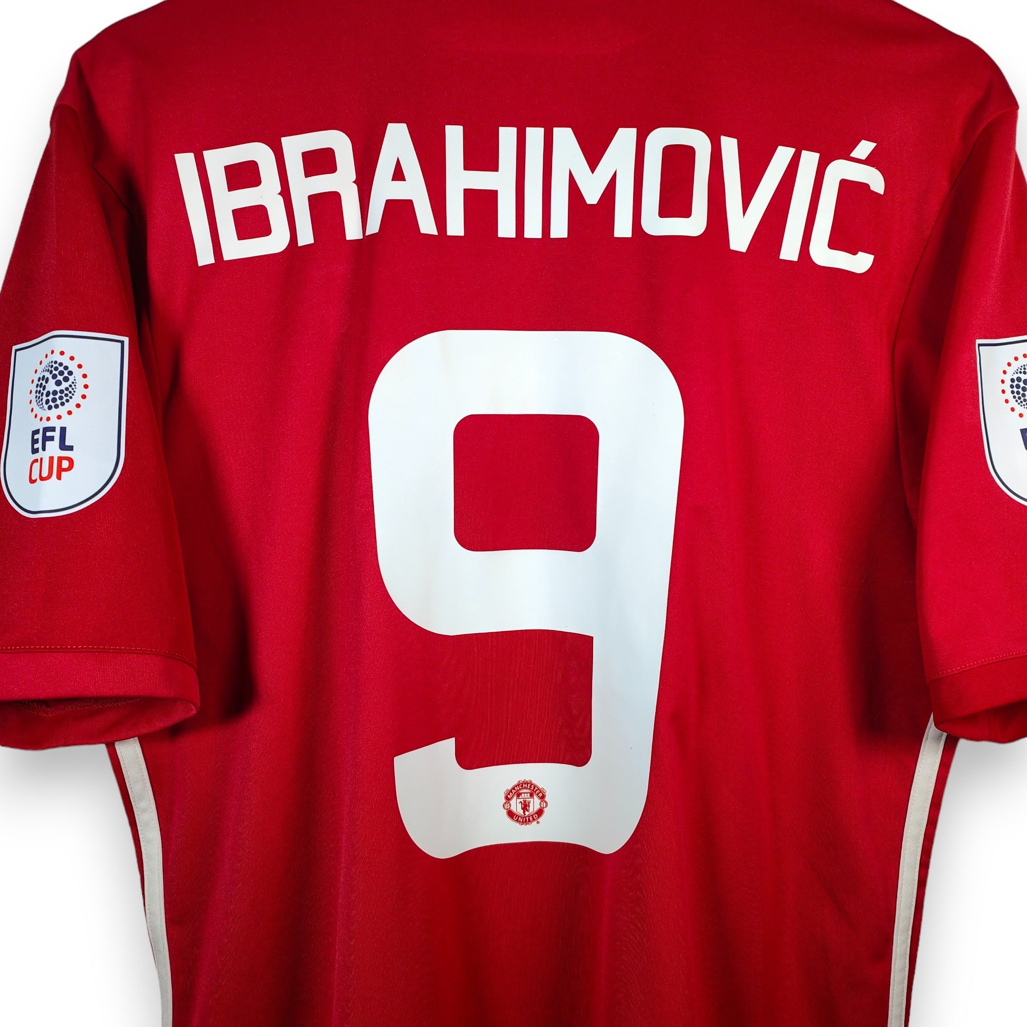 2016 - 17 Manchester United Home Shirt Ibrahimovic 9 (M) - Eternal Pitch