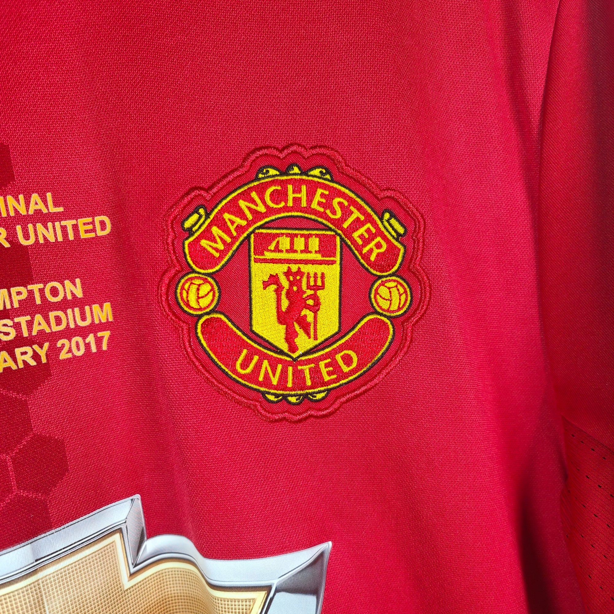 2016 - 17 Manchester United Home Shirt Ibrahimovic 9 (M) - Eternal Pitch