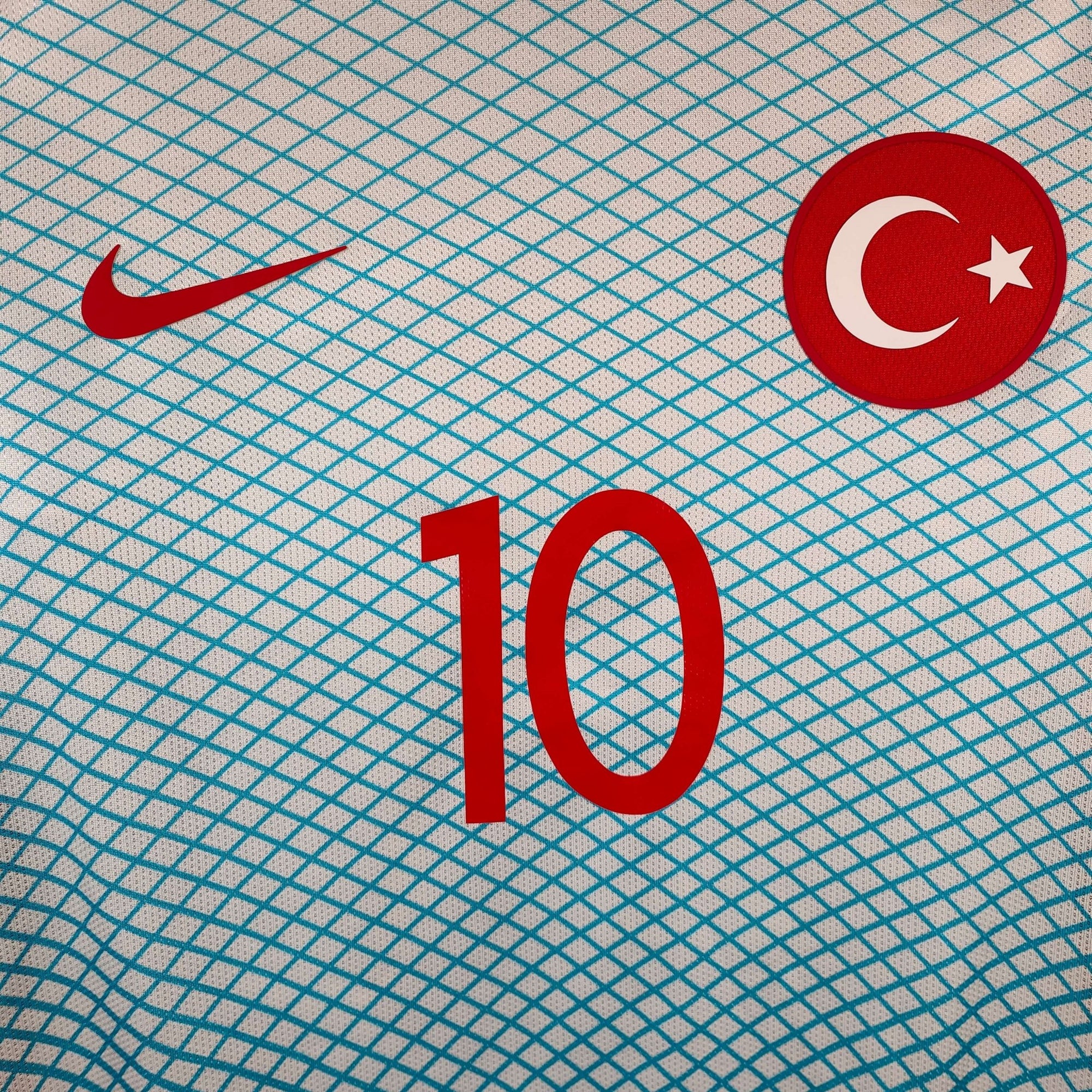 2016 - 17 Match Issue Turkey Away Shirt Arda 10 - 9.5/10 - (M) - Eternal Pitch