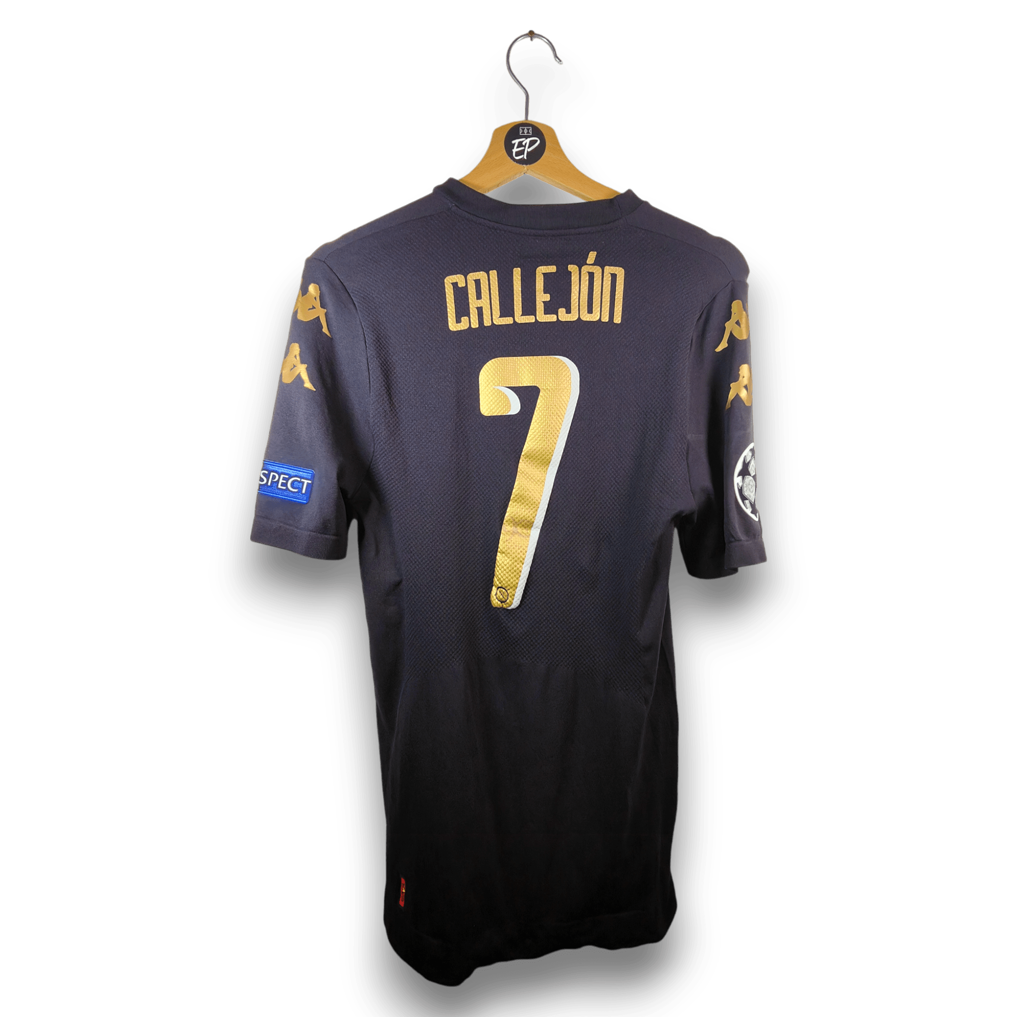 2016 - 17 Napoli Player Version Third Shirt Callejon 7 - 8.5/10 - (L - XL) - Eternal Pitch
