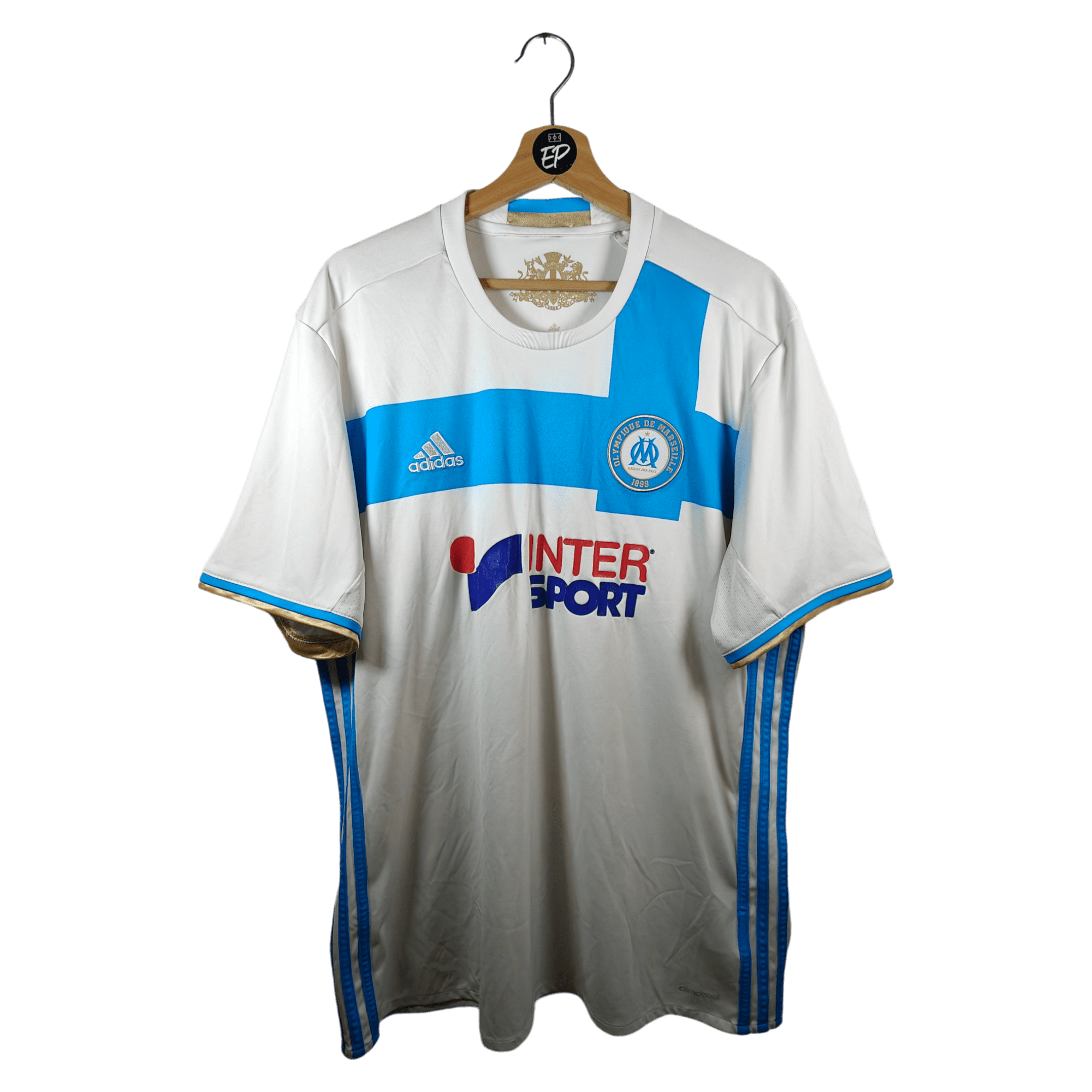 2016 - 17 Olympique Marseille Home Shirt (XL) - Eternal Pitch