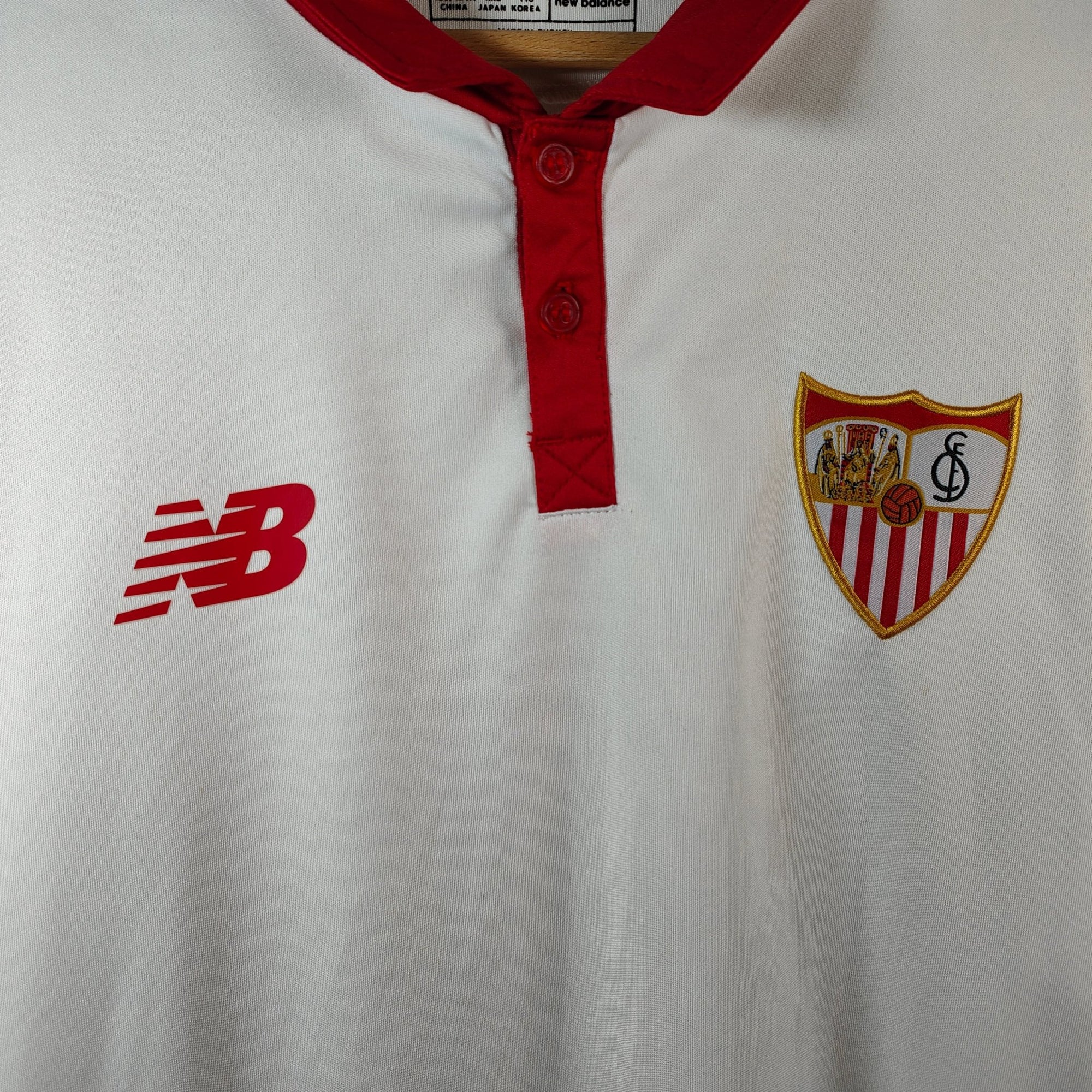 2016 - 17 Sevilla Home Shirt - 8.5/10 - (XL) - Eternal Pitch
