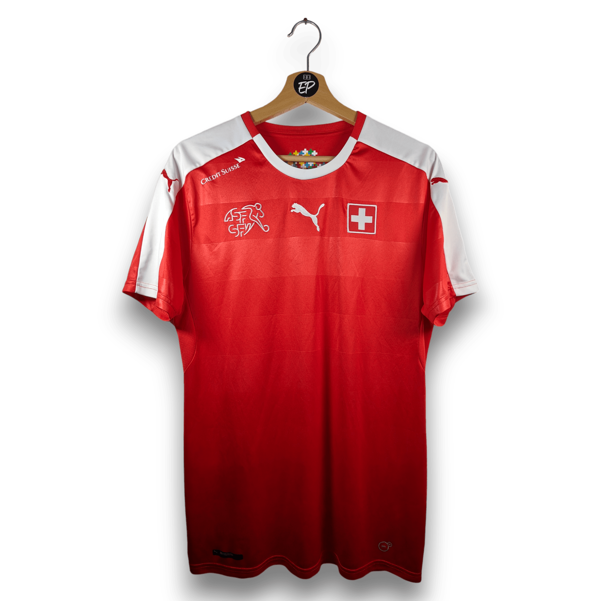 2016 - 17 Switzerland Home Shirt - 9.5/10 - (M) - Eternal Pitch