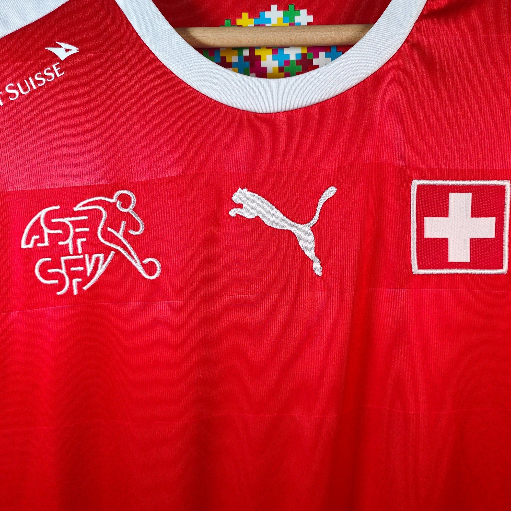 2016 - 17 Switzerland Home Shirt - 9.5/10 - (M) - Eternal Pitch