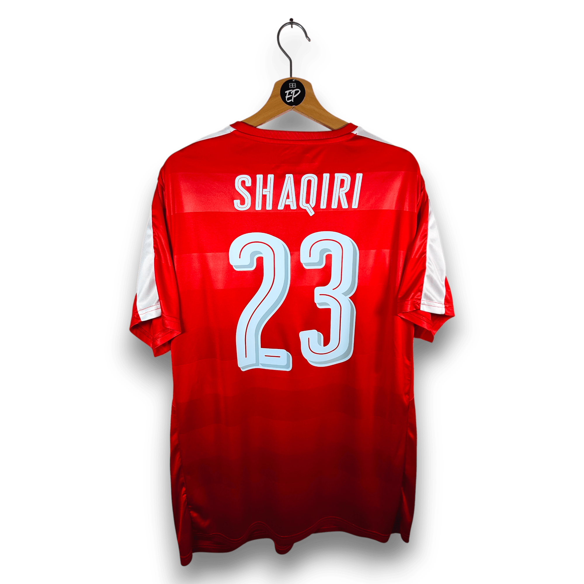 2016 - 17 Switzerland Home Shirt Shaqiri 23 - 9/10 - (XL) - Eternal Pitch